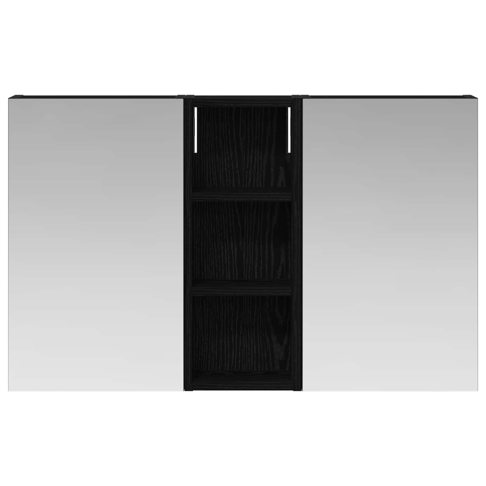 Ensemble de meubles de salle de bain 3 pièces 80 cm Chêne noir | Maison Vasque
