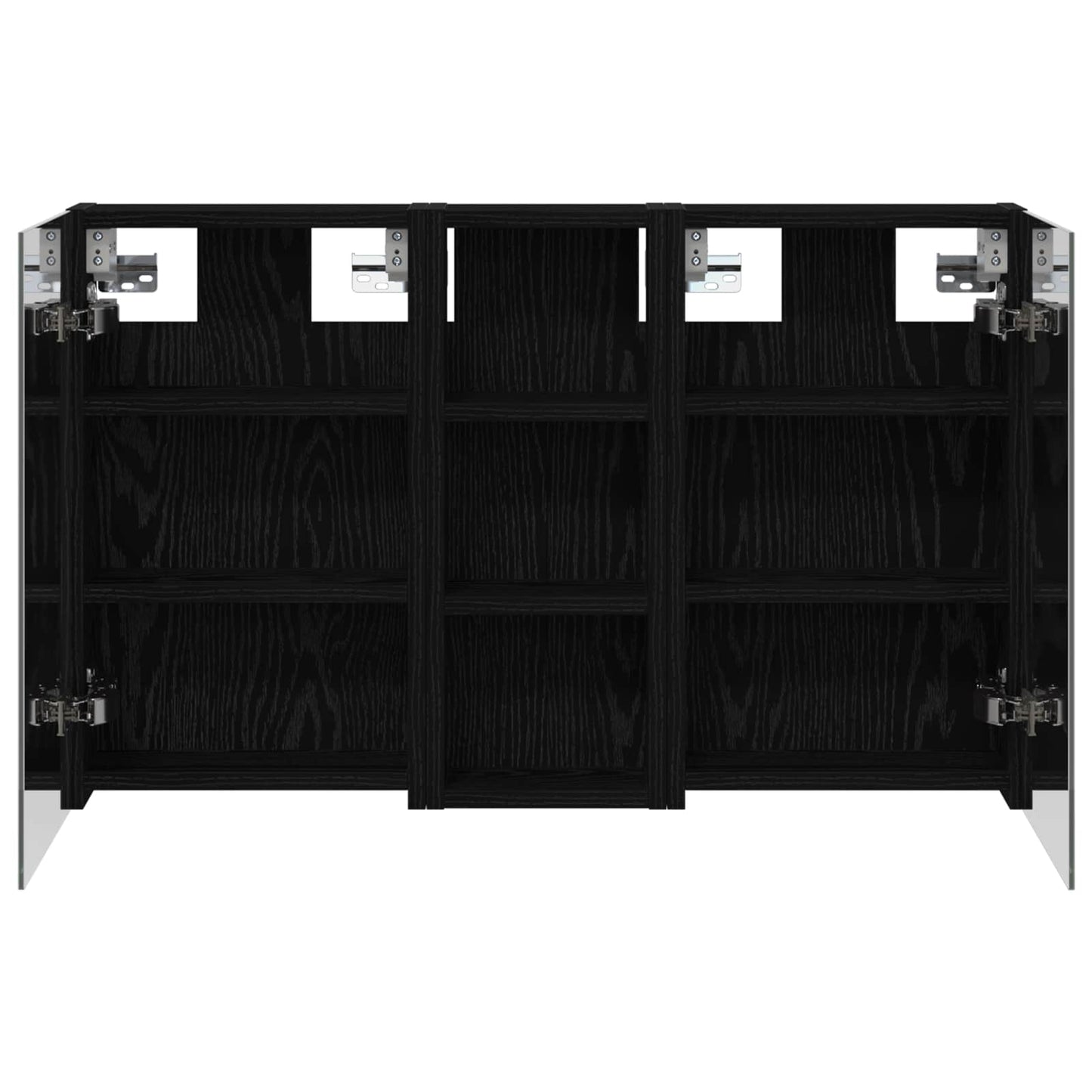 Ensemble de meubles de salle de bain 3 pièces 80 cm Chêne noir | Maison Vasque
