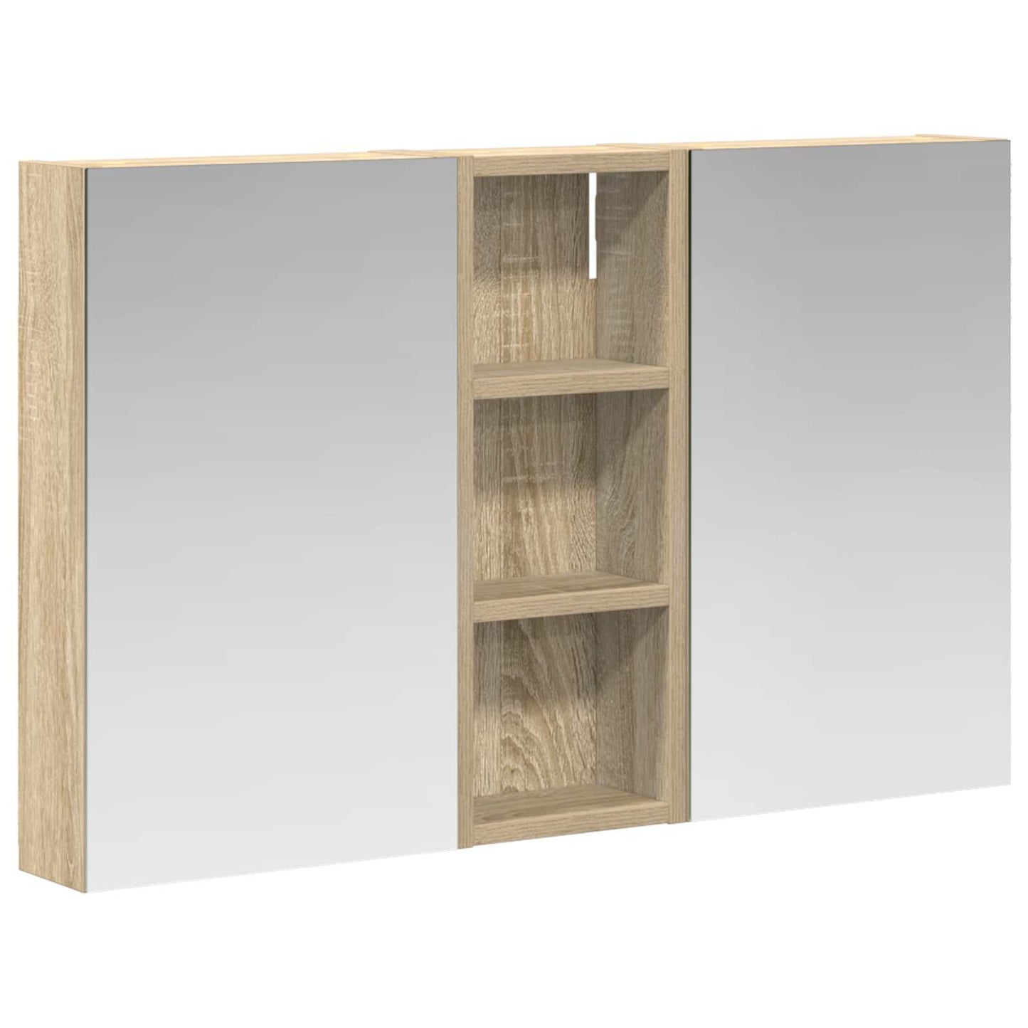 Ensemble de meubles de salle de bain 3 pièces 80 cm Chêne sonoma | Maison Vasque