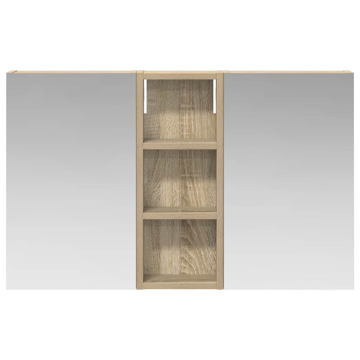 Ensemble de meubles de salle de bain 3 pièces 80 cm Chêne sonoma | Maison Vasque