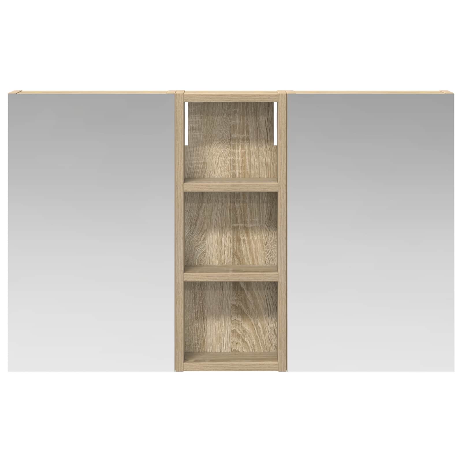 Ensemble de meubles de salle de bain 3 pièces 80 cm Chêne sonoma | Maison Vasque