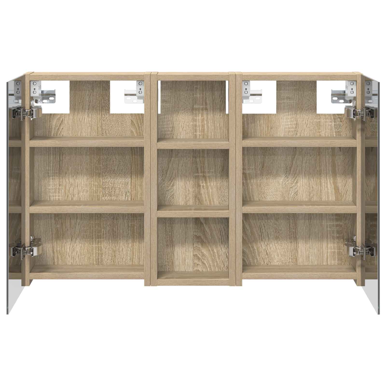Ensemble de meubles de salle de bain 3 pièces 80 cm Chêne sonoma | Maison Vasque