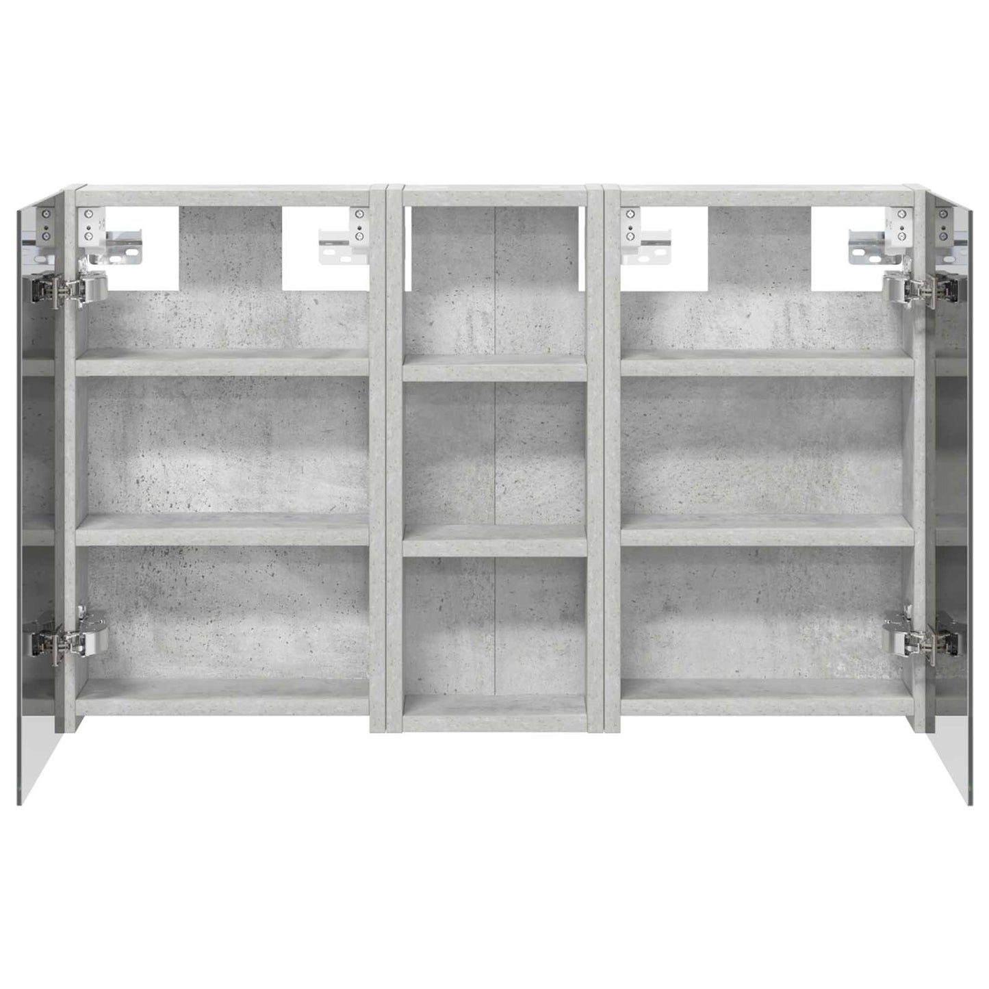 Ensemble de meubles de salle de bain 3 pièces 80 cm Gris béton | Maison Vasque