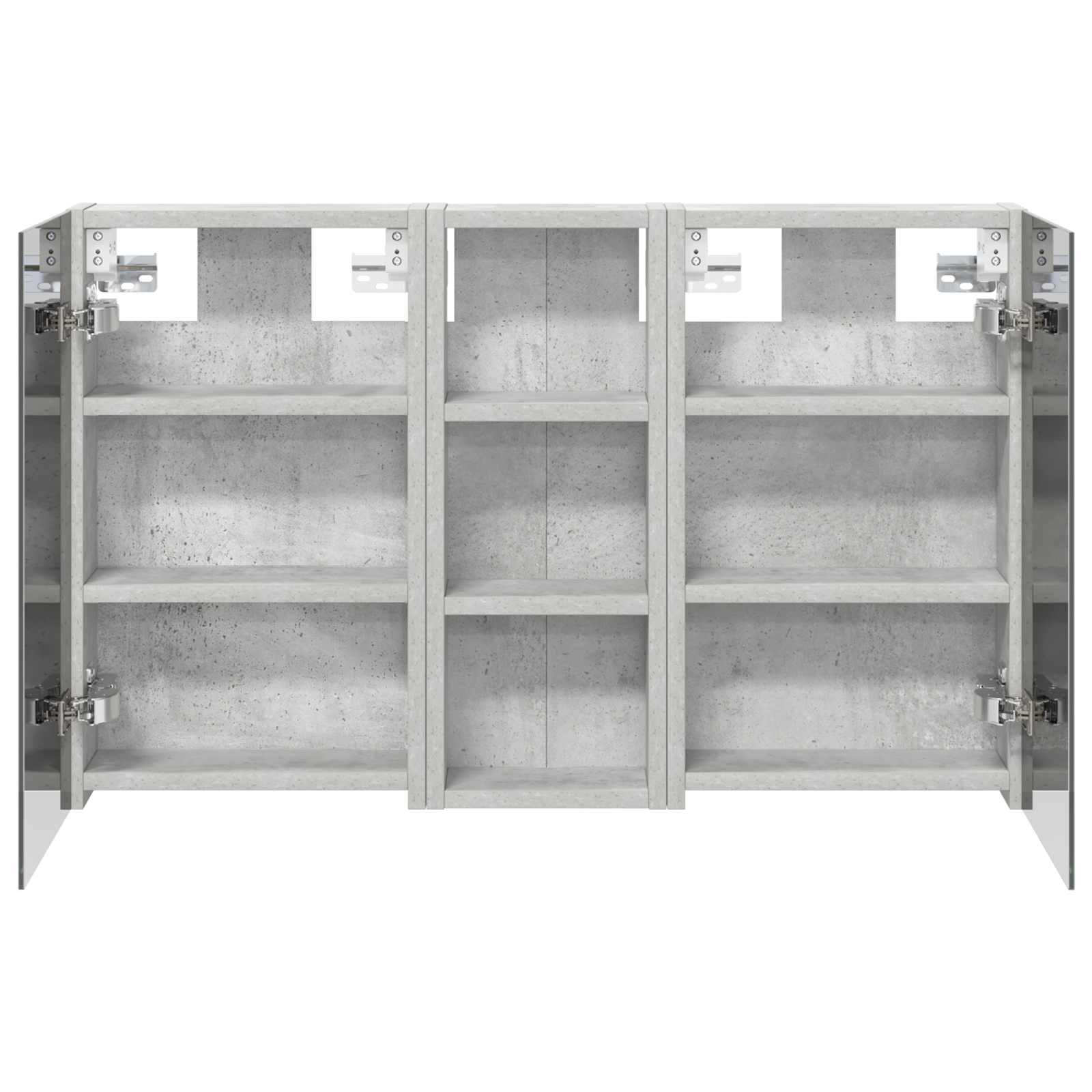 Ensemble de meubles de salle de bain 3 pièces 80 cm Gris béton | Maison Vasque