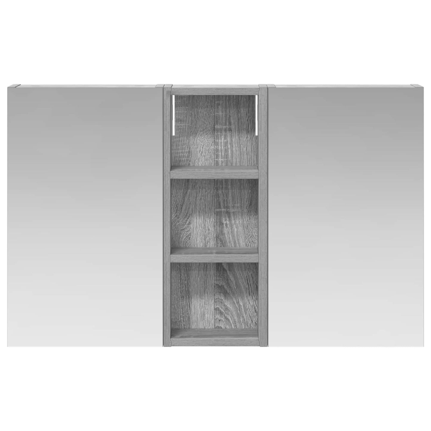 Ensemble de meubles de salle de bain 3 pièces 80 cm Sonoma gris | Maison Vasque