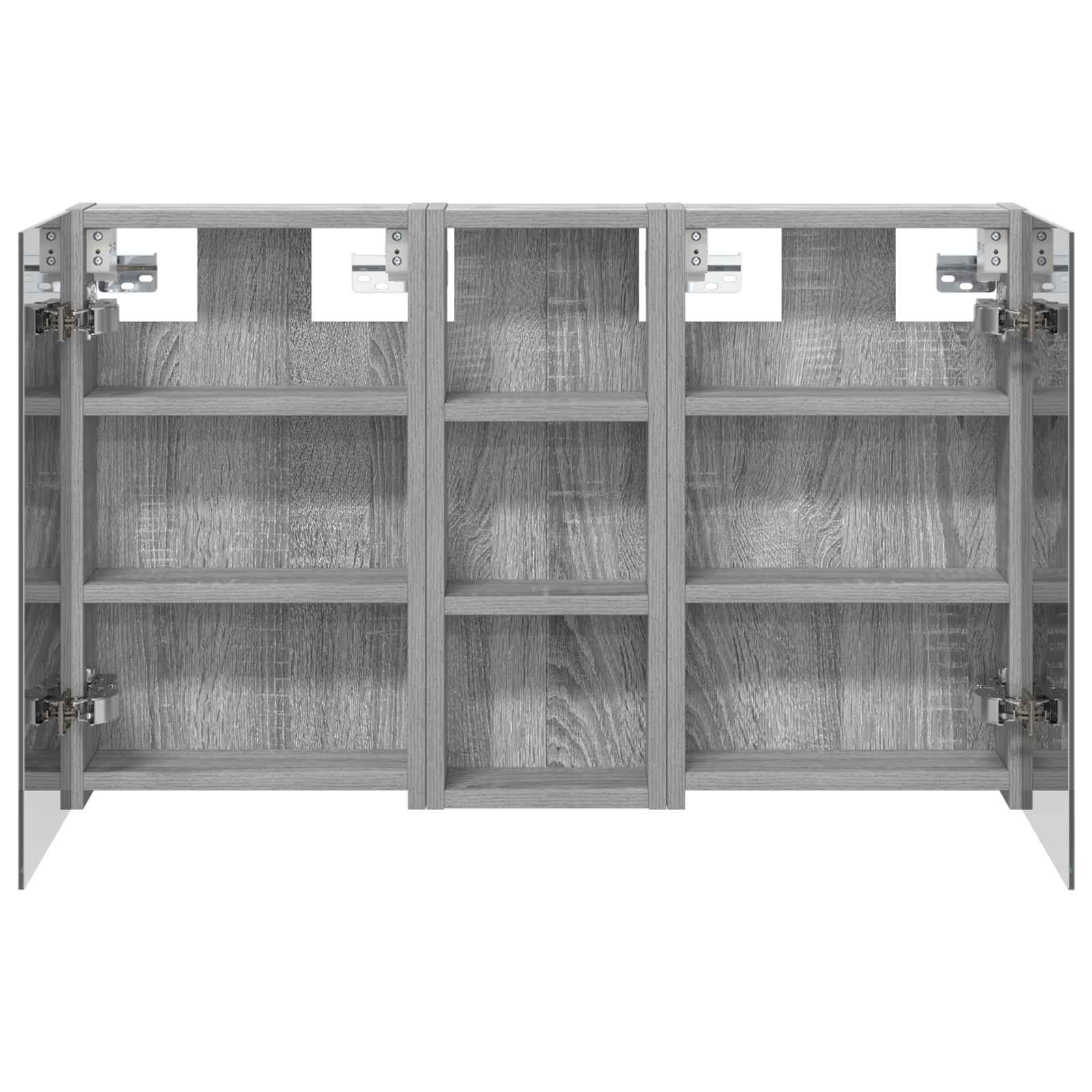 Ensemble de meubles de salle de bain 3 pièces 80 cm Sonoma gris | Maison Vasque