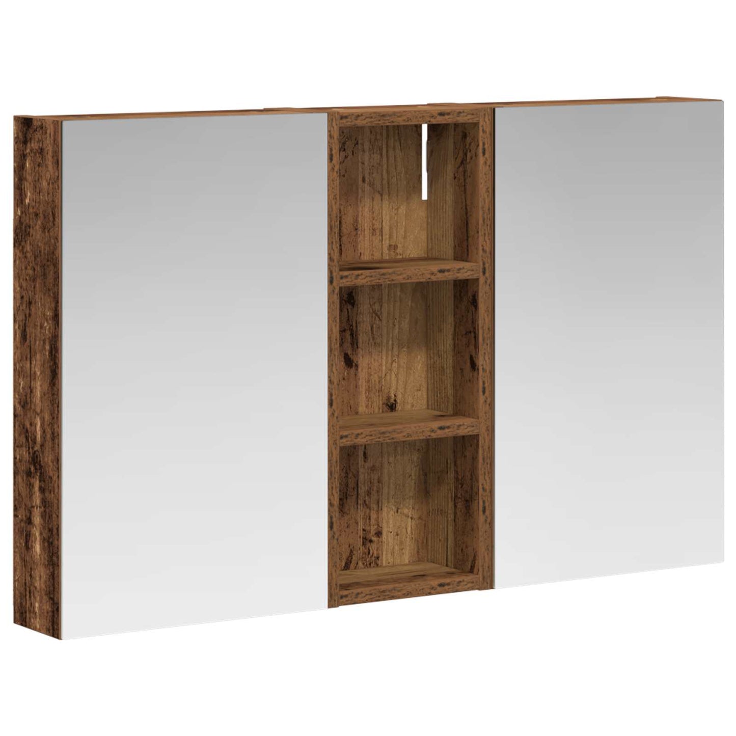 Ensemble de meubles de salle de bain 3 pièces 80 cm Bois ancien | Maison Vasque
