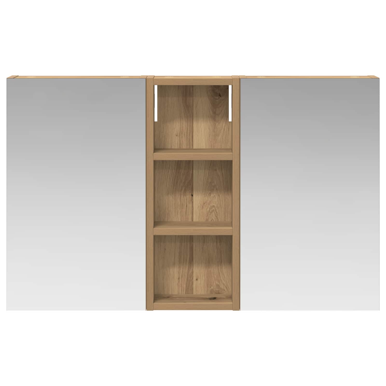 Ensemble de meubles de salle de bain 3 pièces 80 cm chêne artisanal | Maison Vasque