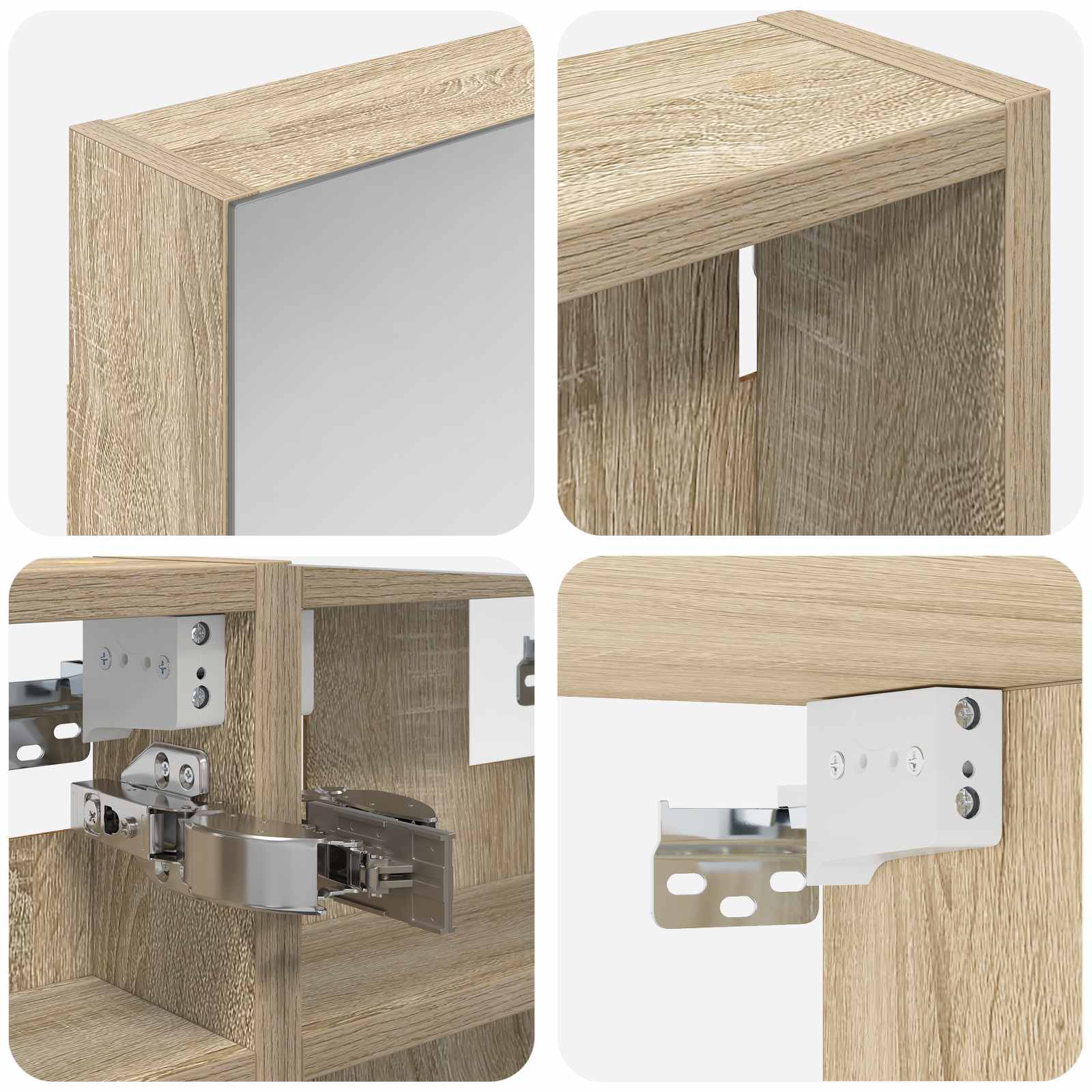 Ensemble de meubles de salle de bain 3 pièces 90 cm | Maison Vasque