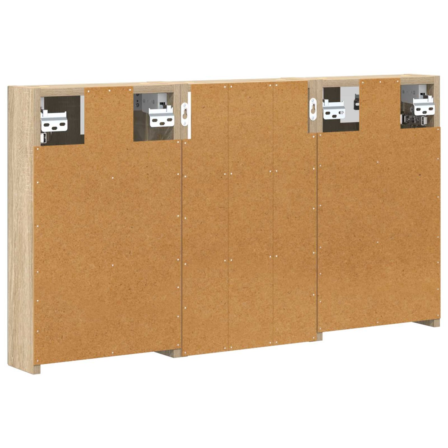 Ensemble de meubles de salle de bain 3 pièces 90 cm Chêne sonoma | Maison Vasque