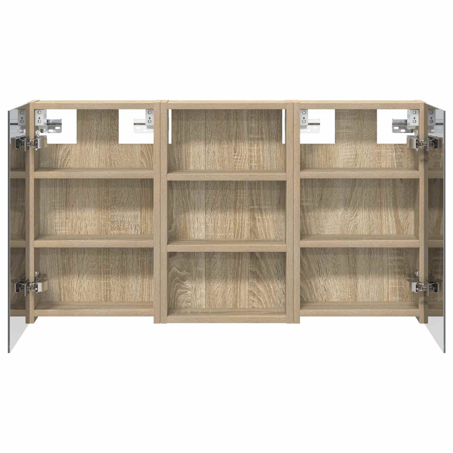 Ensemble de meubles de salle de bain 3 pièces 90 cm Chêne sonoma | Maison Vasque
