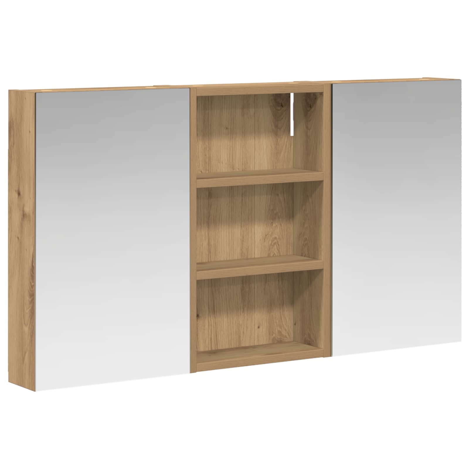Ensemble de meubles de salle de bain 3 pièces 90 cm chêne artisanal | Maison Vasque