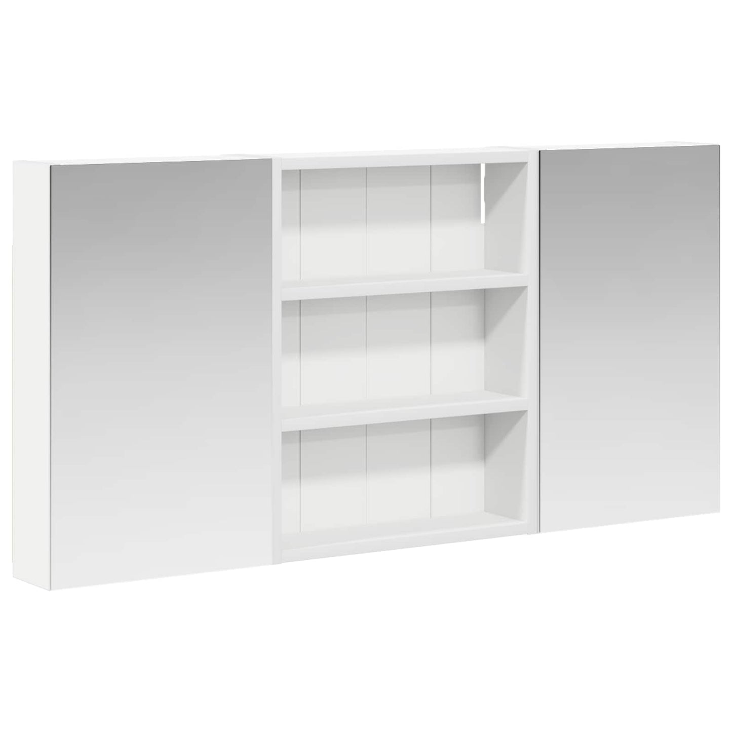 Ensemble de meubles de salle de bain 3 pièces 100 cm Blanc | Maison Vasque
