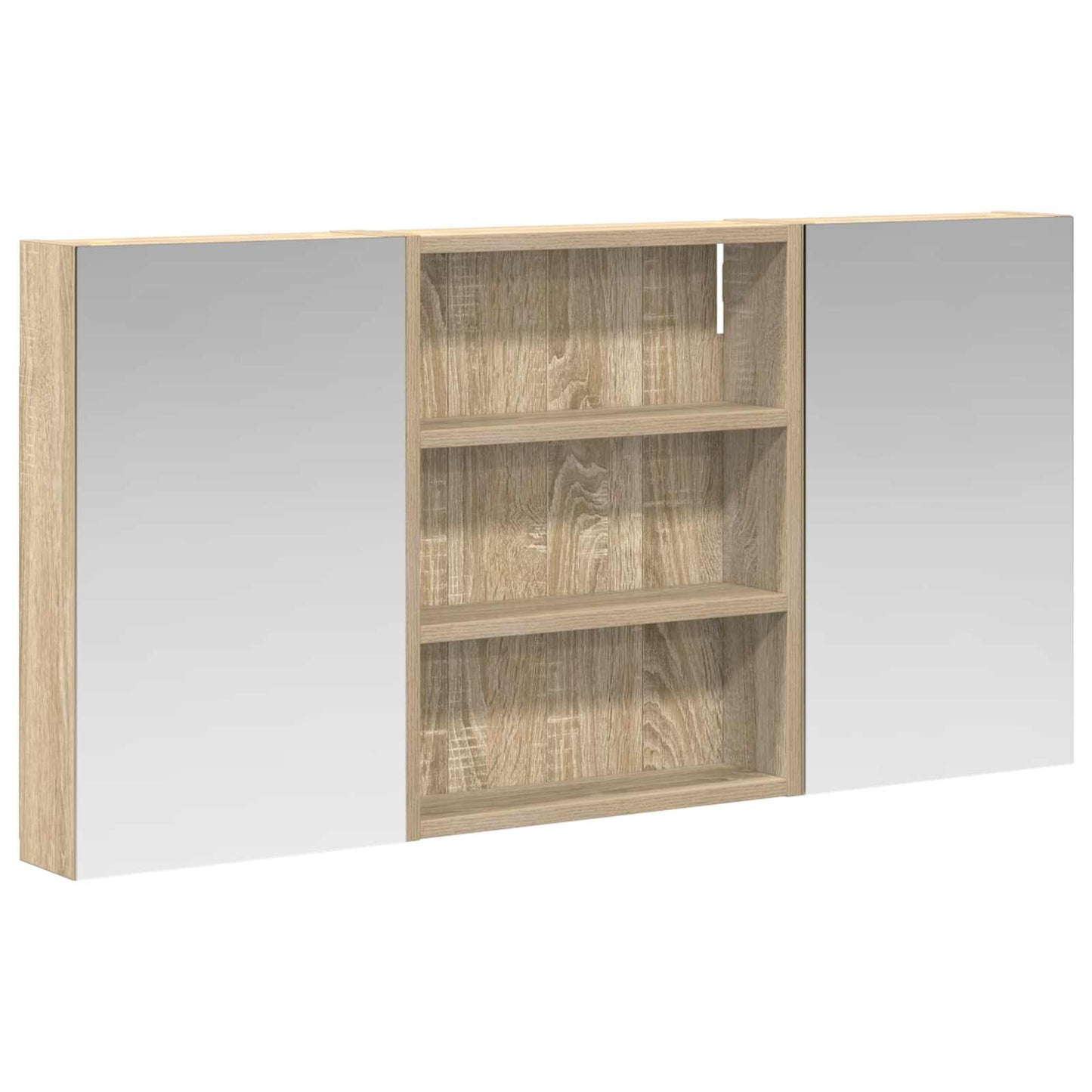 Ensemble de meubles de salle de bain 3 pièces 100 cm Chêne sonoma | Maison Vasque