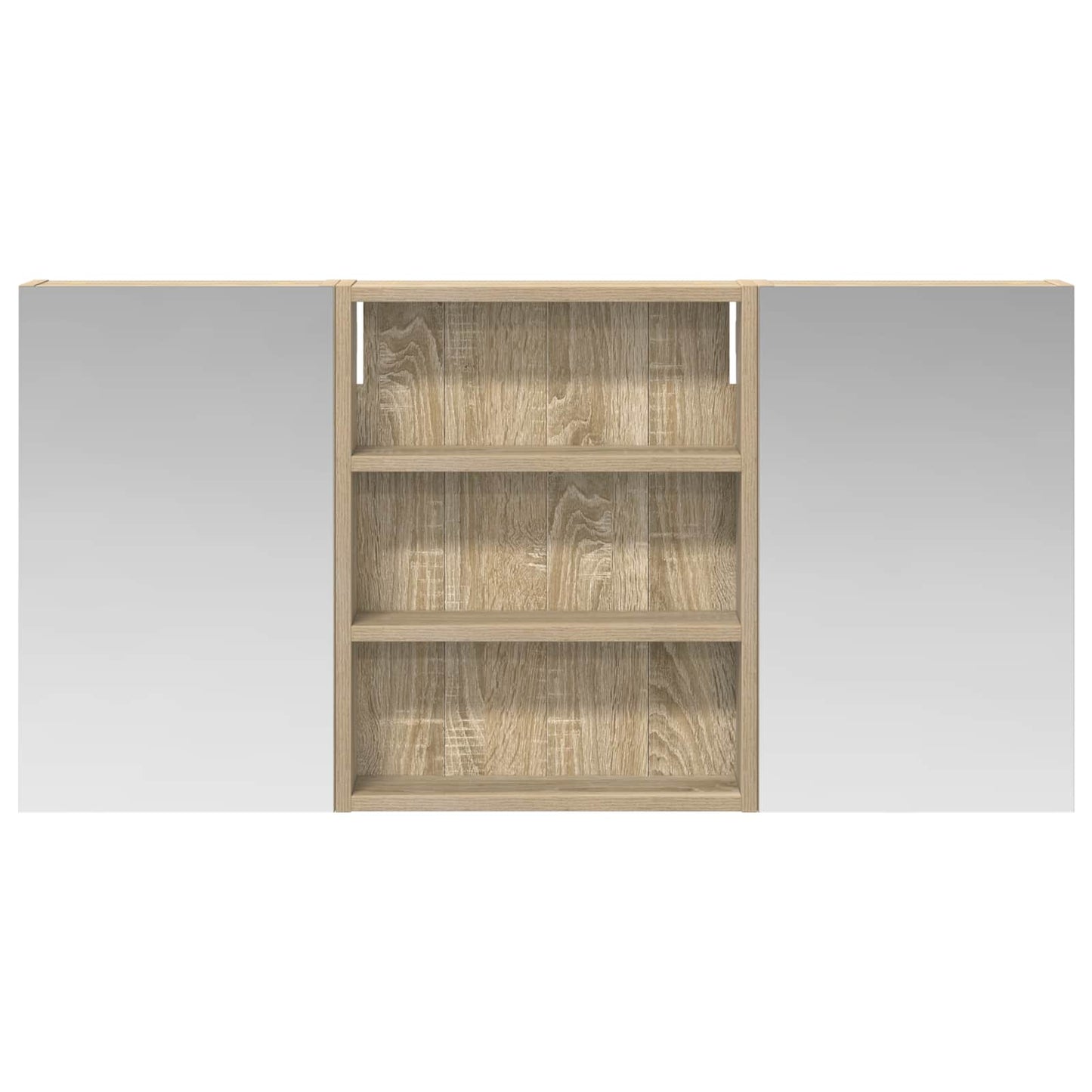 Ensemble de meubles de salle de bain 3 pièces 100 cm Chêne sonoma | Maison Vasque