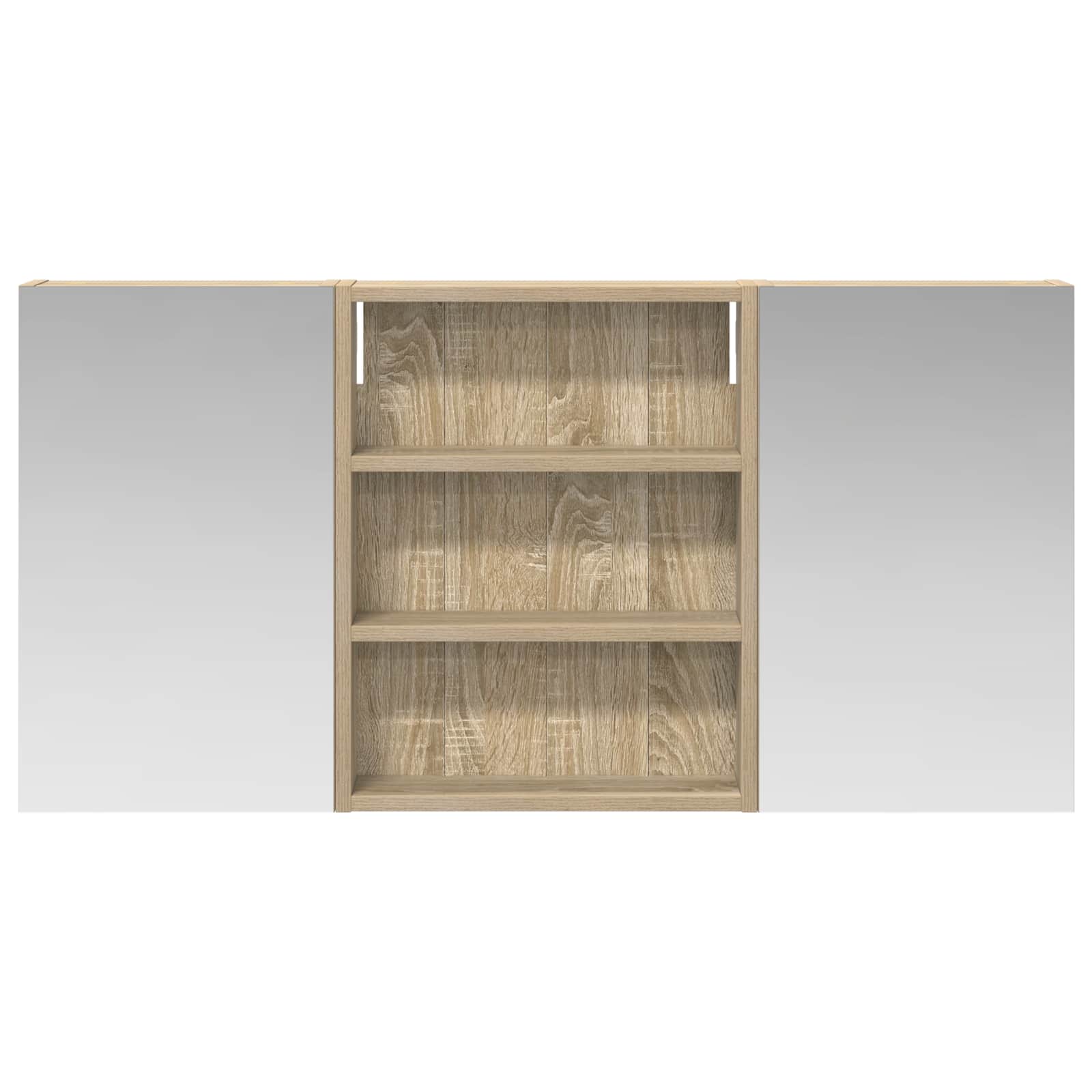 Ensemble de meubles de salle de bain 3 pièces 100 cm Chêne sonoma | Maison Vasque