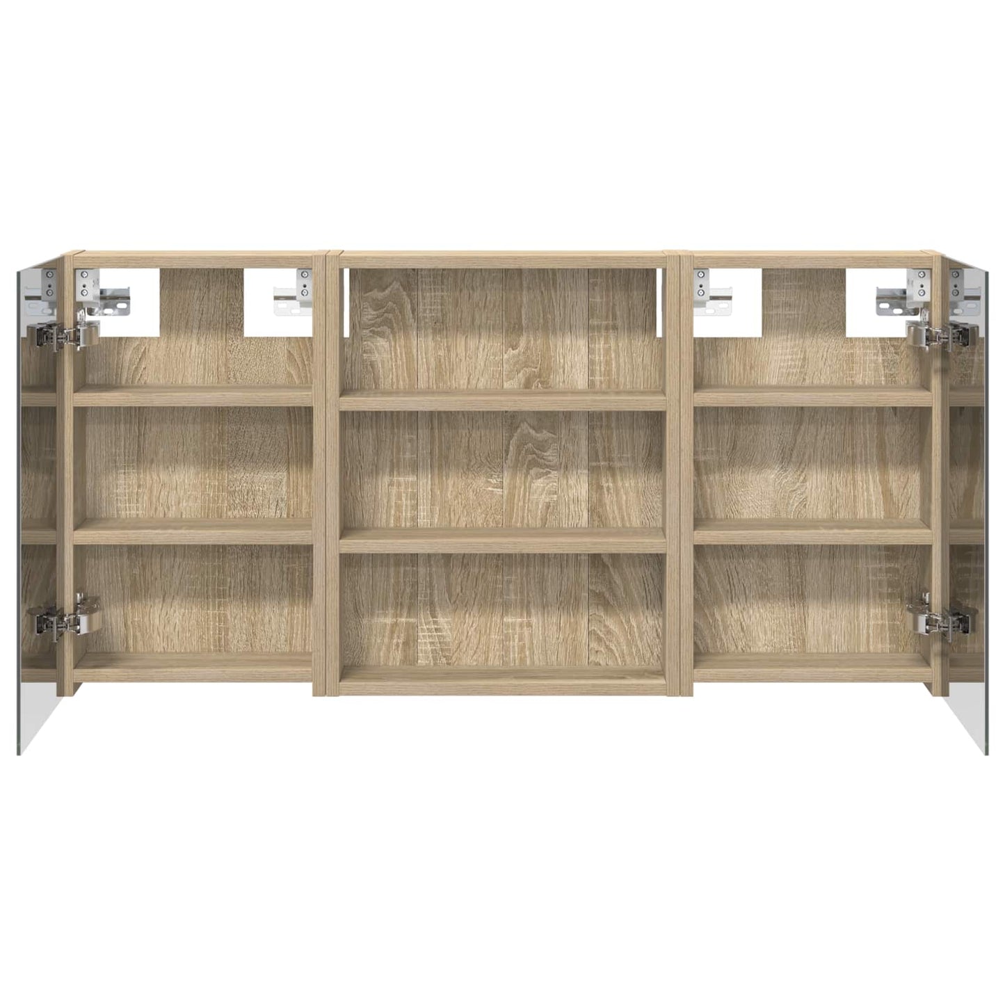 Ensemble de meubles de salle de bain 3 pièces 100 cm Chêne sonoma | Maison Vasque