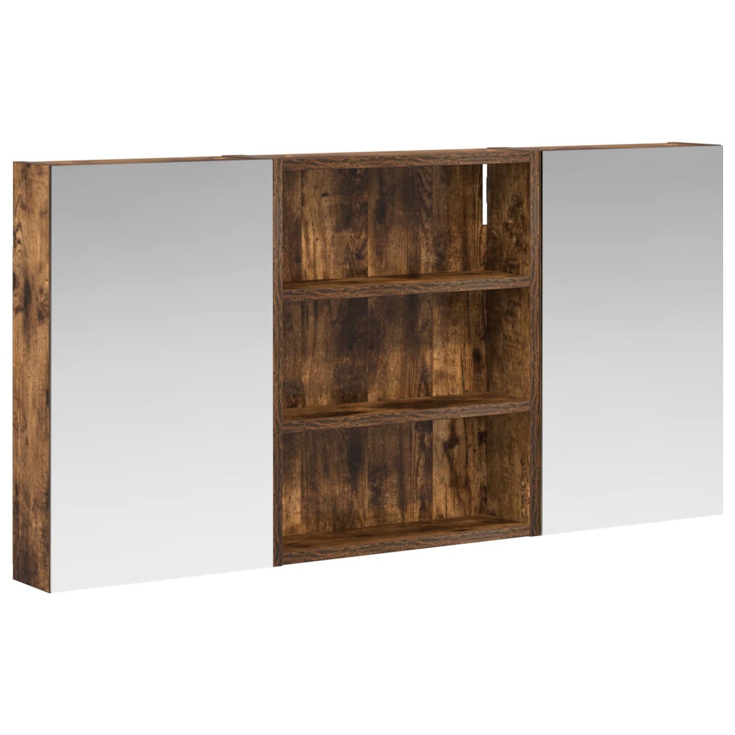 Ensemble de meubles de salle de bain 3 pièces 100 cm Chêne fumé | Maison Vasque