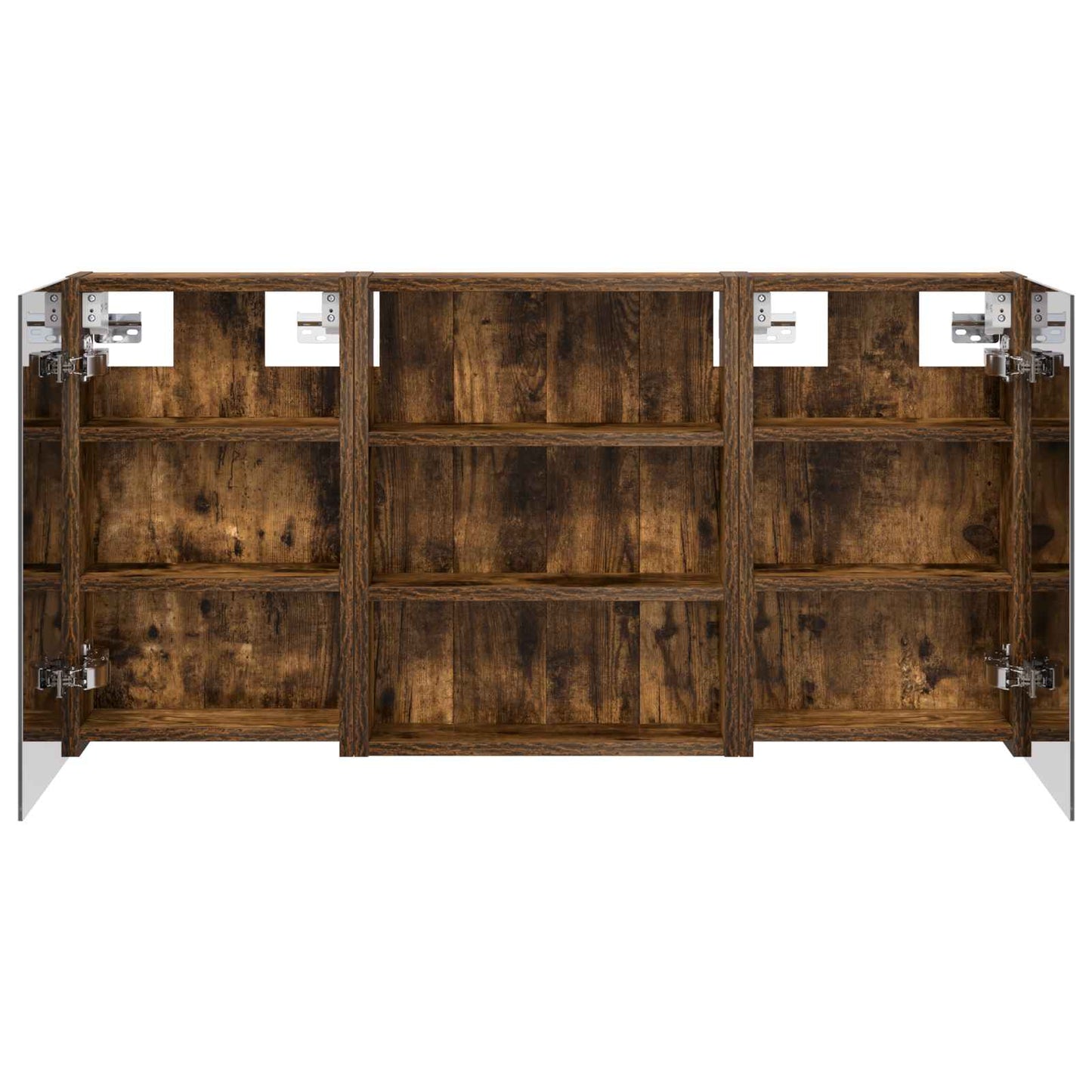 Ensemble de meubles de salle de bain 3 pièces 100 cm Chêne fumé | Maison Vasque