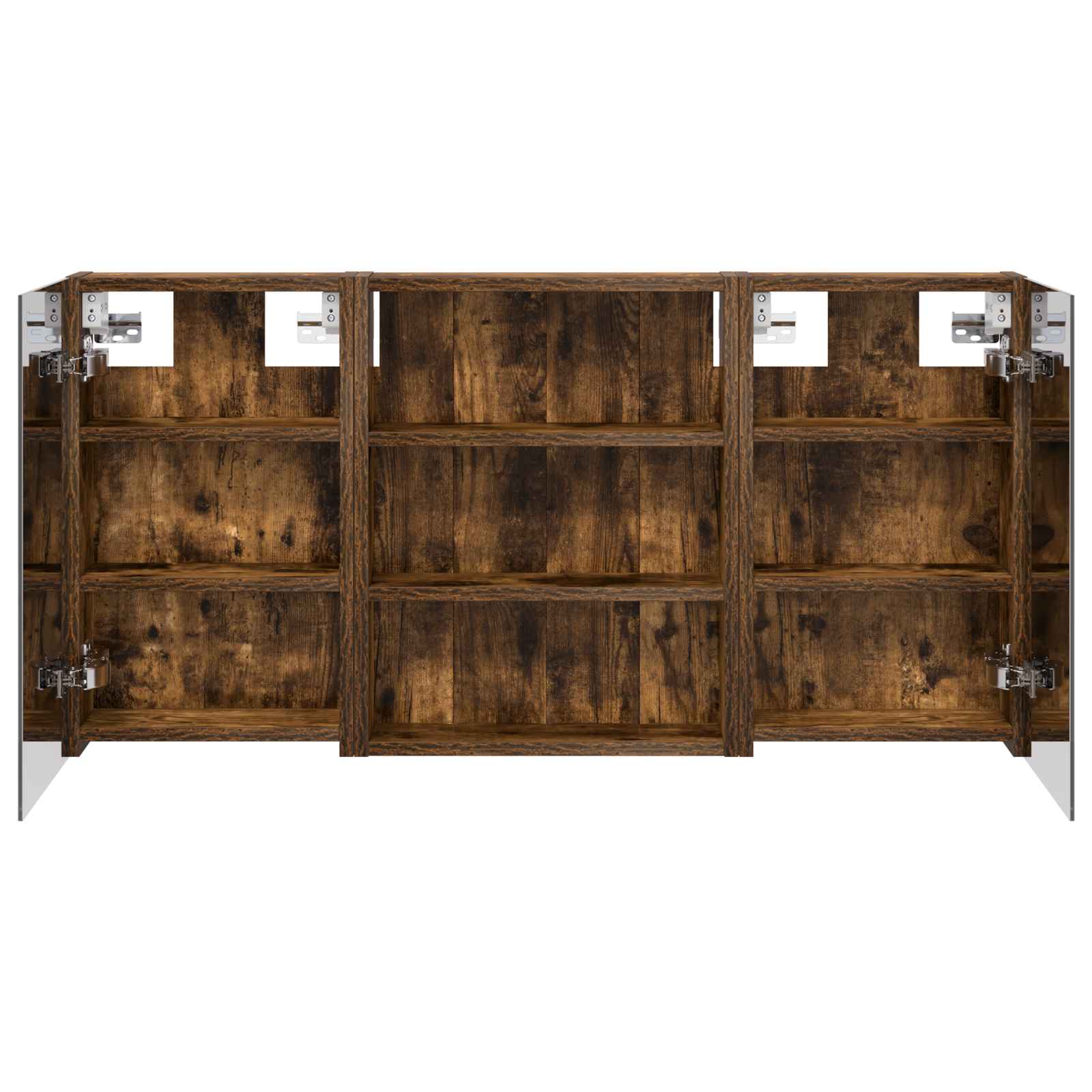 Ensemble de meubles de salle de bain 3 pièces 100 cm Chêne fumé | Maison Vasque