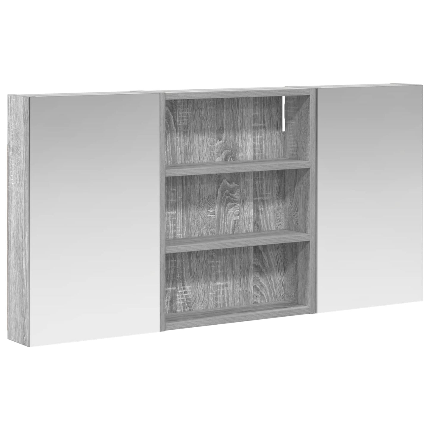 Ensemble de meubles de salle de bain 3 pièces 100 cm Sonoma gris | Maison Vasque