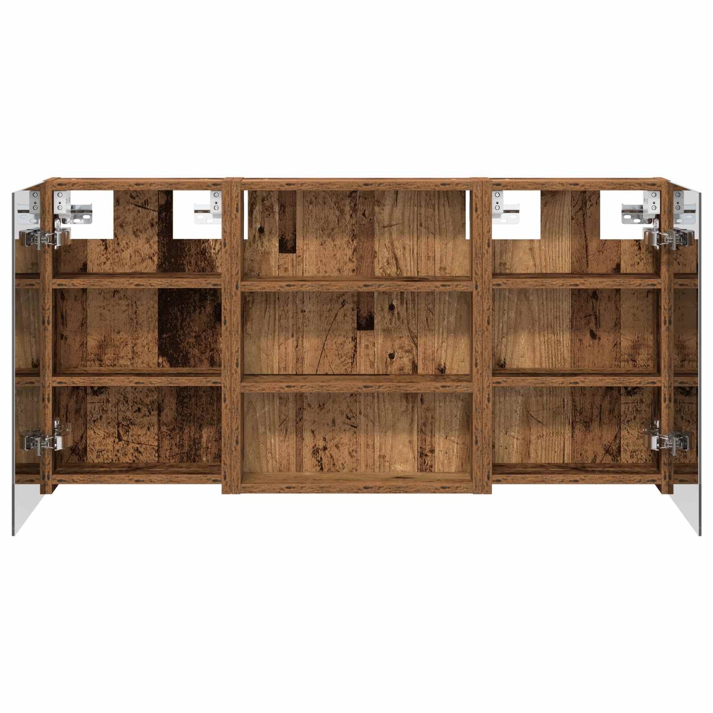 Ensemble de meubles de salle de bain 3 pièces 100 cm Bois ancien | Maison Vasque