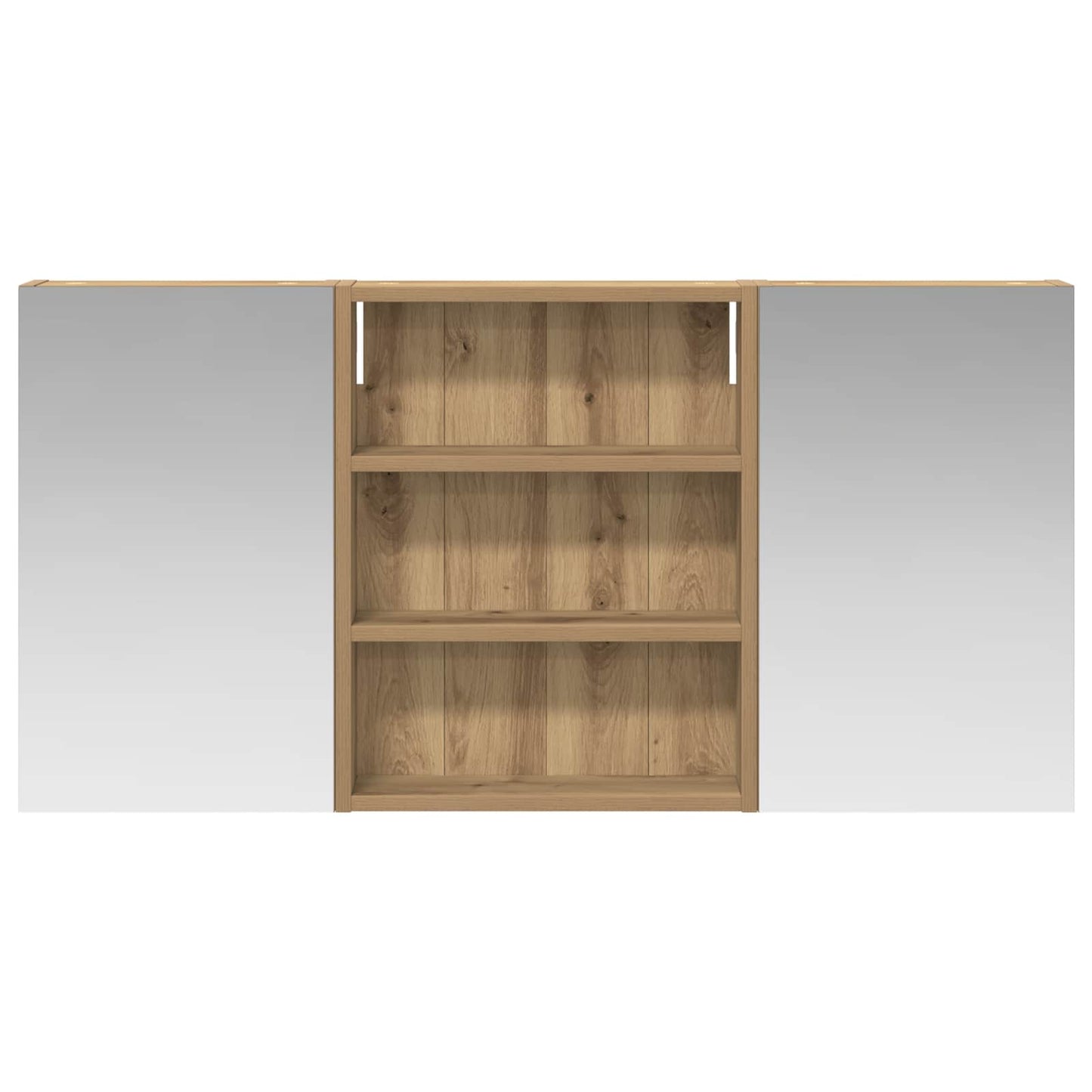Ensemble de meubles de salle de bain 3 pièces 100 cm chêne artisanal | Maison Vasque