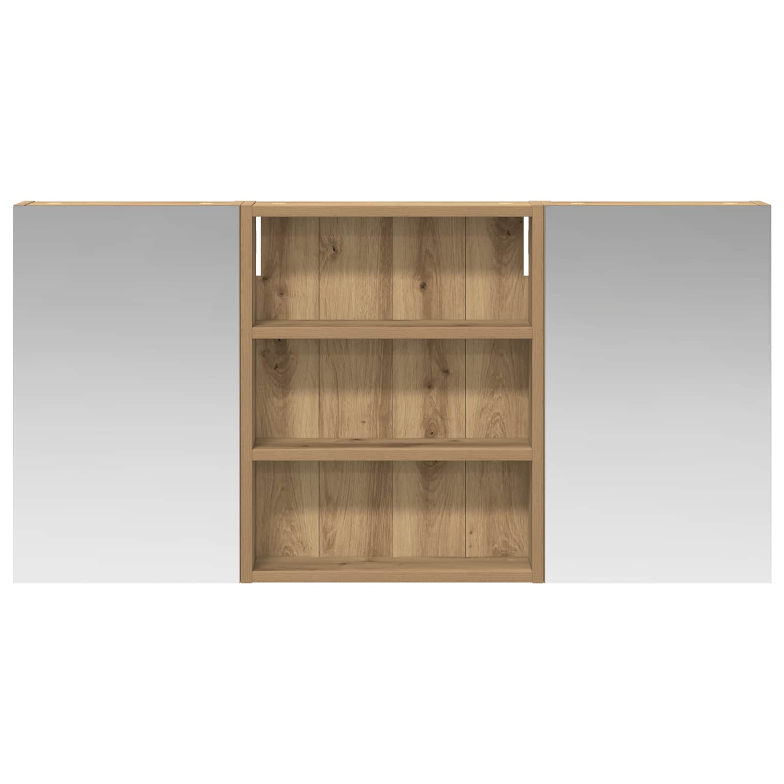 Ensemble de meubles de salle de bain 3 pièces 100 cm chêne artisanal | Maison Vasque