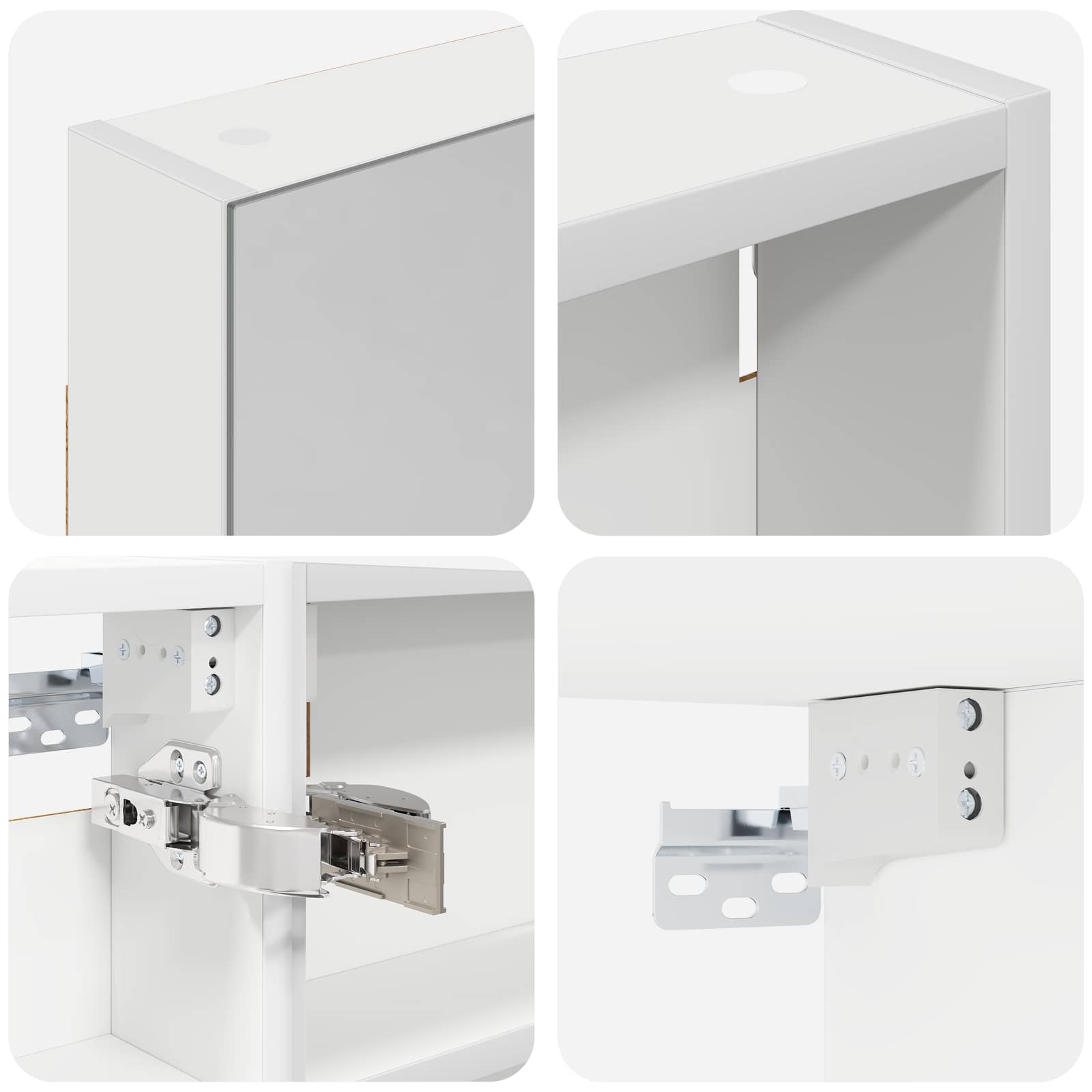 Ensemble de meubles de salle de bain 3 pièces 110 cm Blanc | Maison Vasque