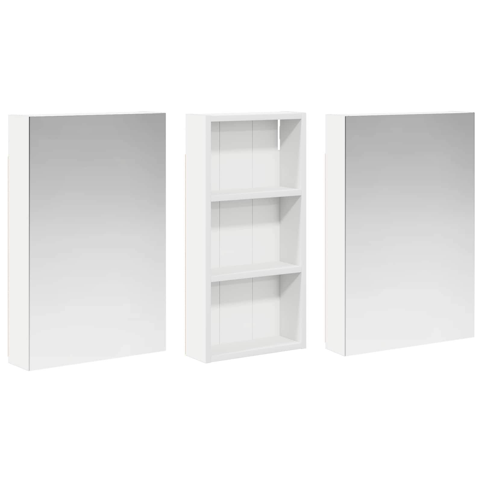 Ensemble de meubles de salle de bain 3 pièces 110 cm Blanc | Maison Vasque