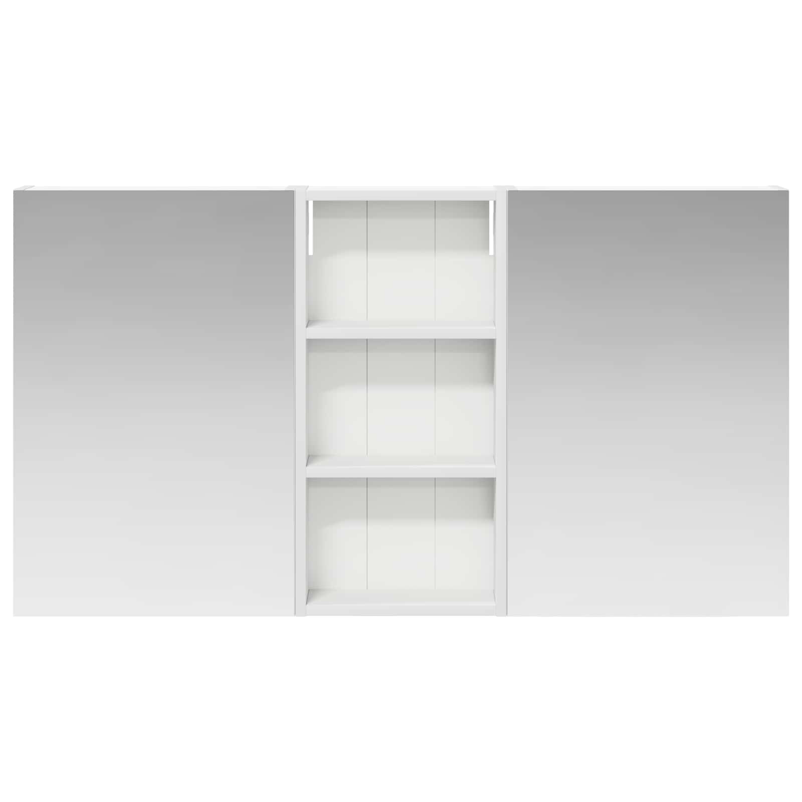 Ensemble de meubles de salle de bain 3 pièces 110 cm Blanc | Maison Vasque