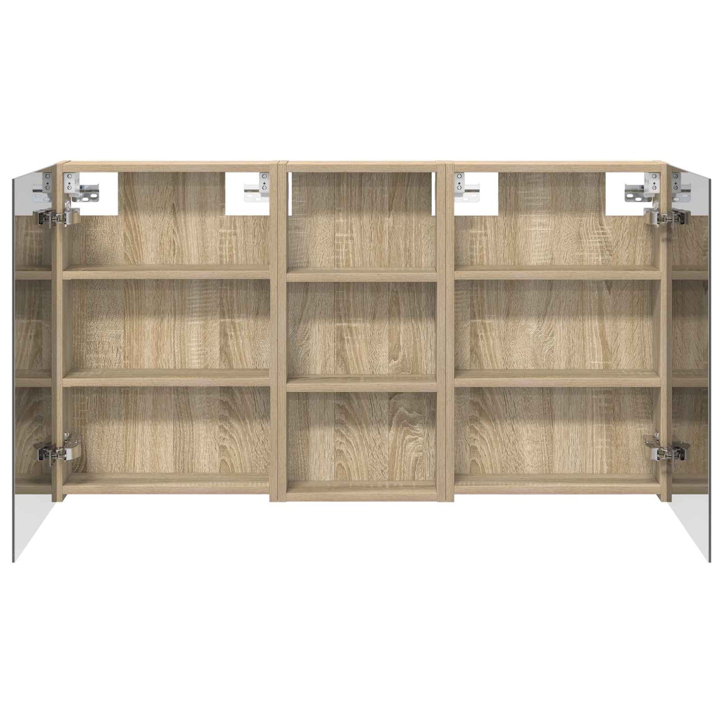 Ensemble de meubles de salle de bain 3 pièces 110 cm Chêne sonoma | Maison Vasque
