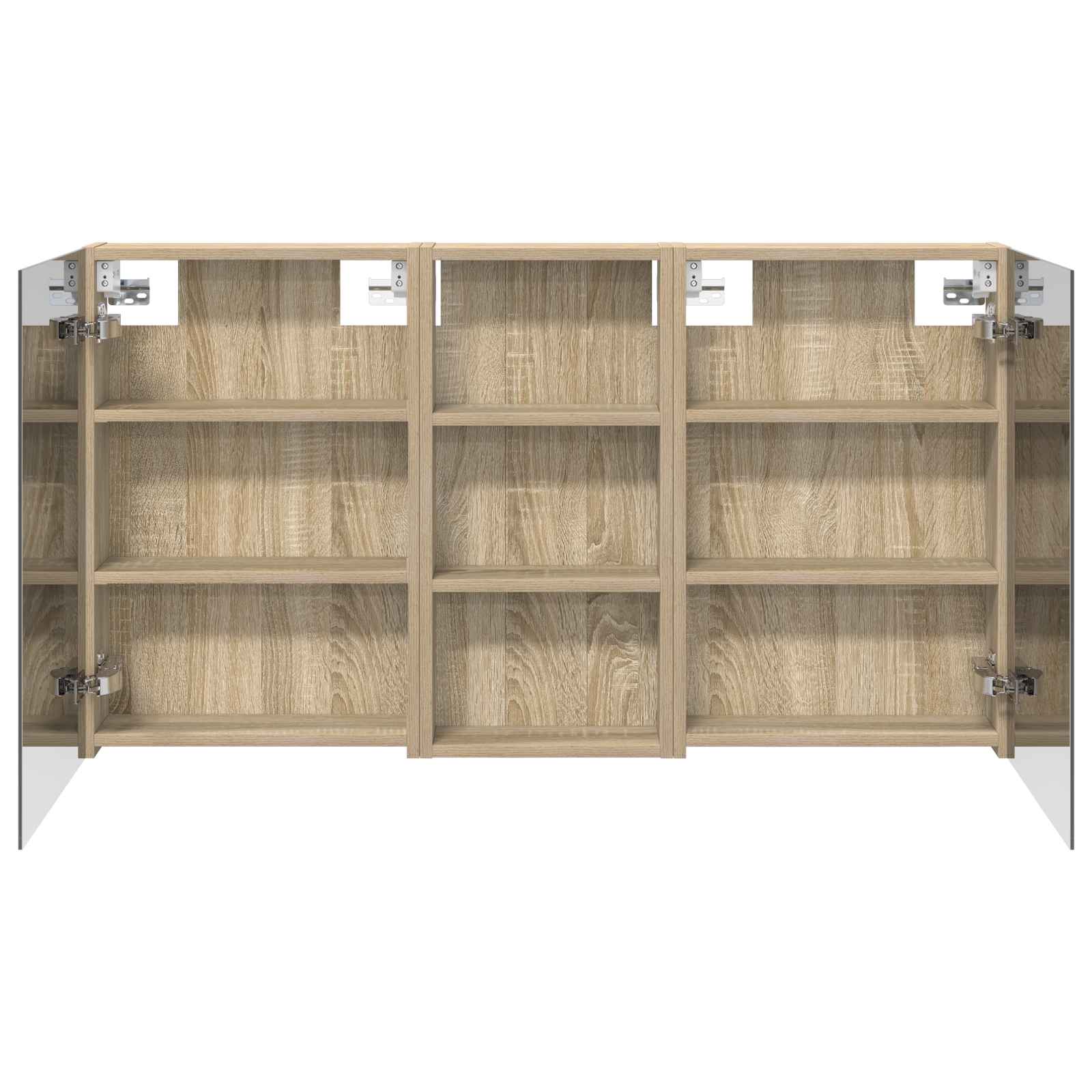 Ensemble de meubles de salle de bain 3 pièces 110 cm Chêne sonoma | Maison Vasque