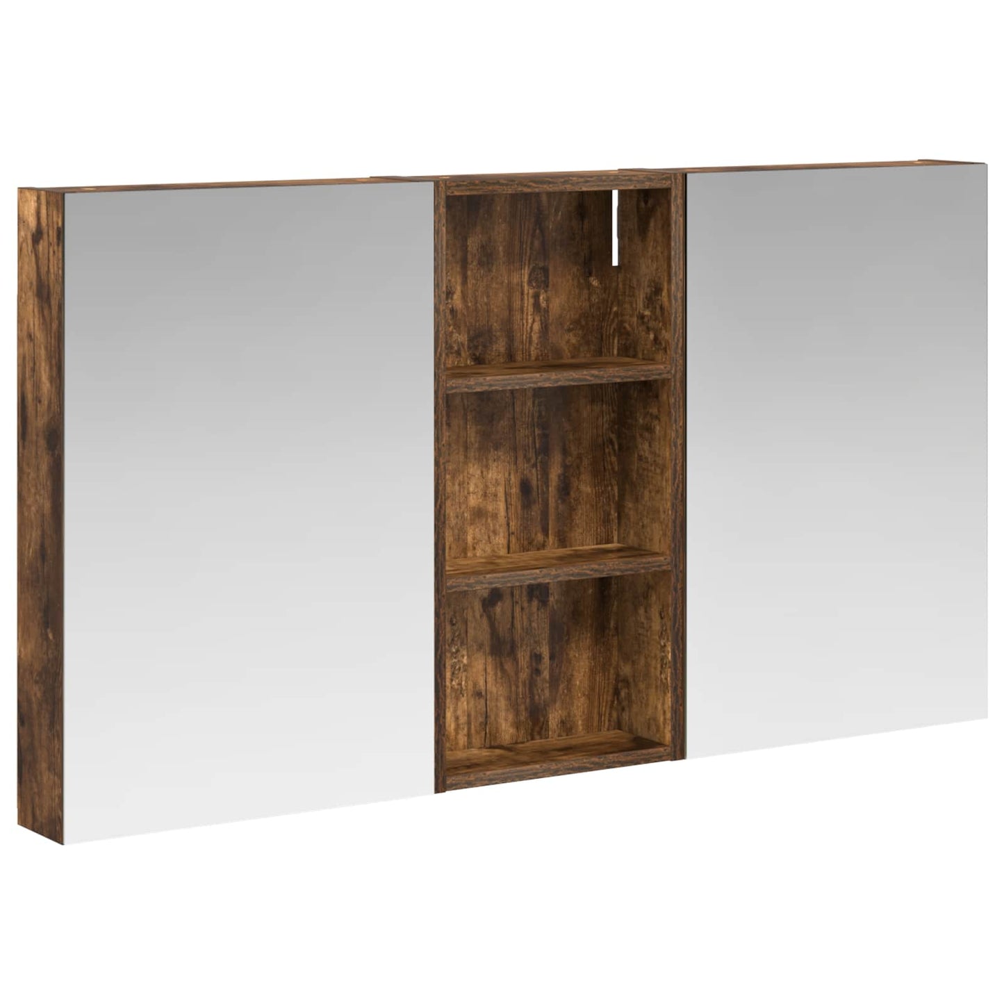 Ensemble de meubles de salle de bain 3 pièces 110 cm Chêne fumé | Maison Vasque