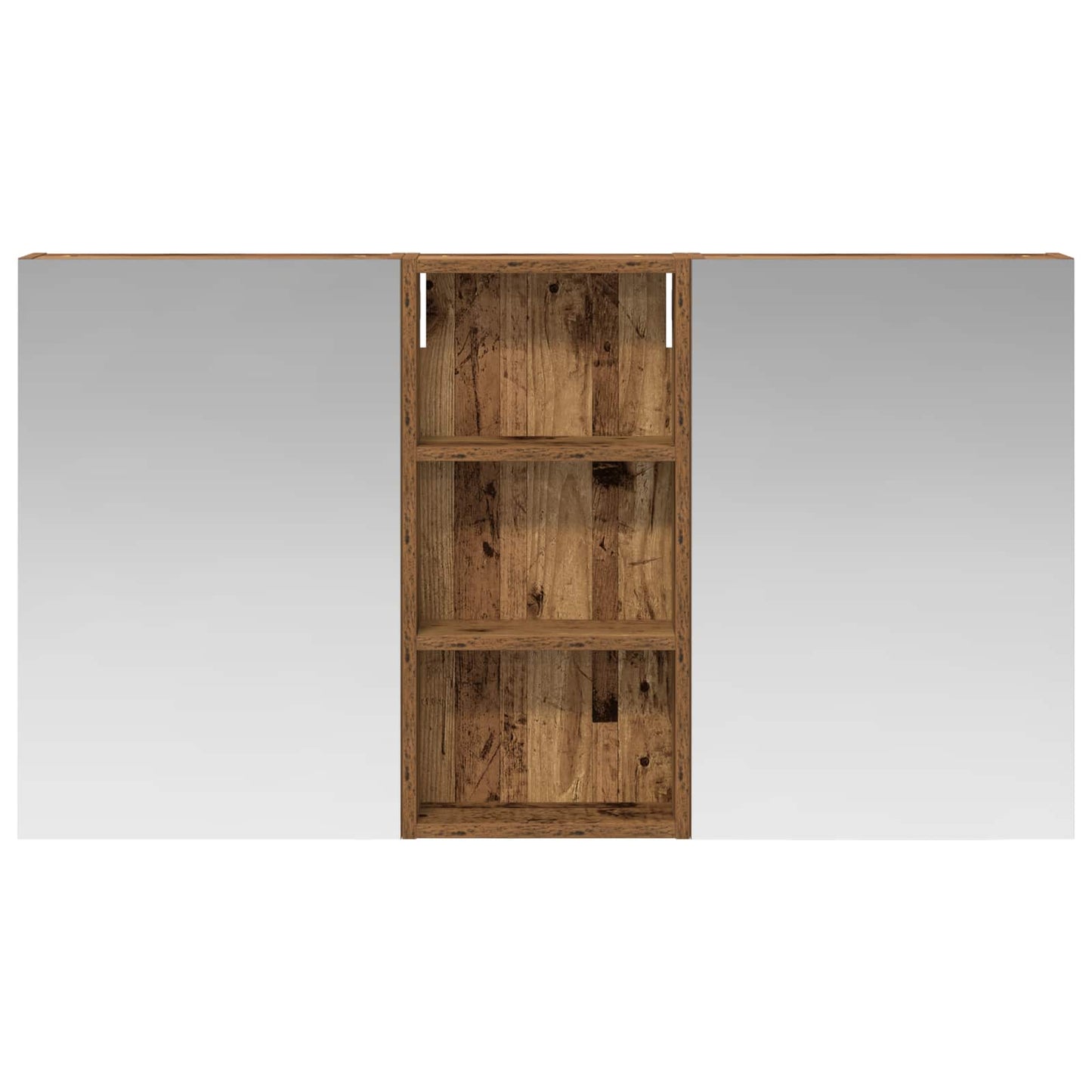Ensemble de meubles de salle de bain 3 pièces 110 cm Bois ancien | Maison Vasque