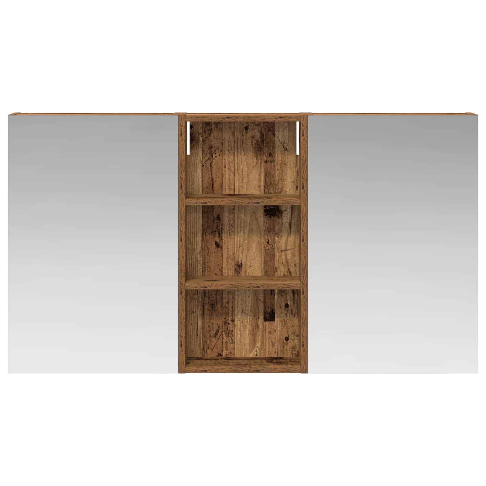 Ensemble de meubles de salle de bain 3 pièces 110 cm Bois ancien | Maison Vasque