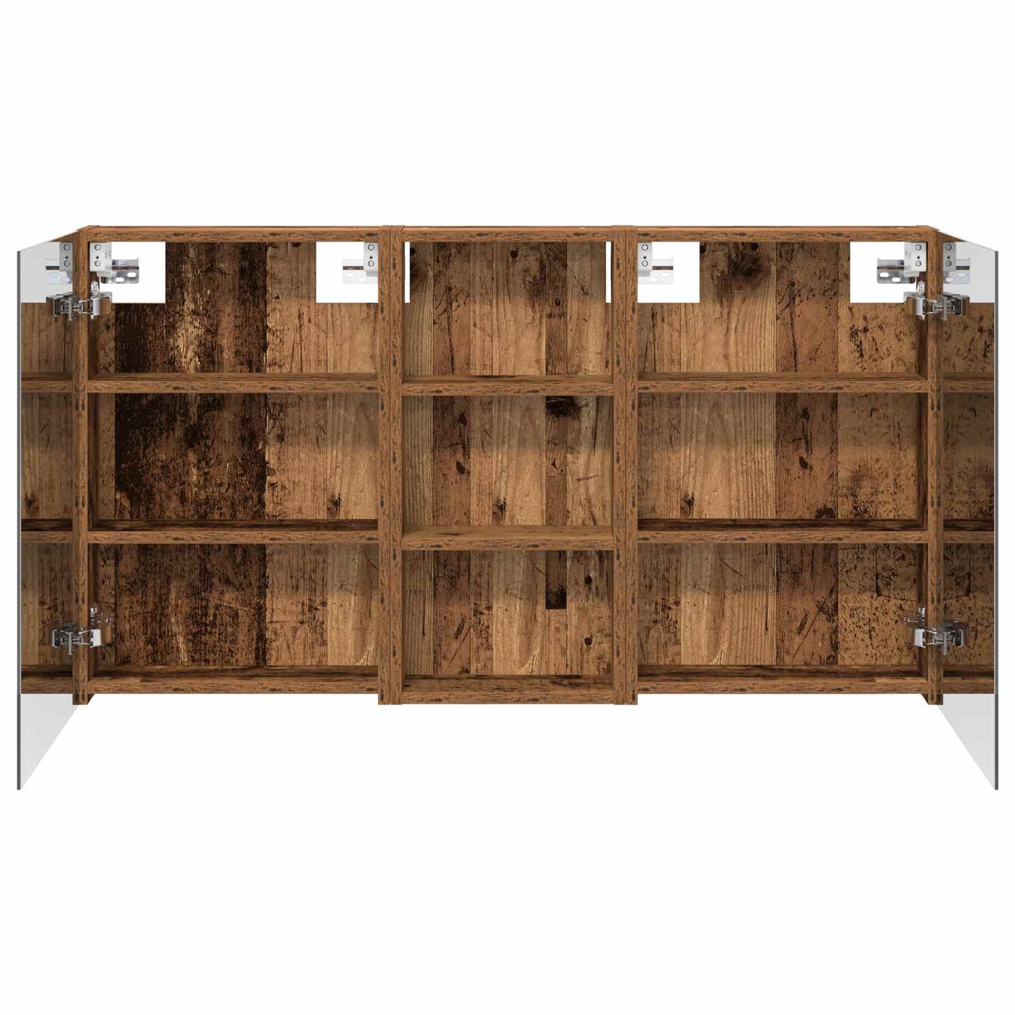 Ensemble de meubles de salle de bain 3 pièces 110 cm Bois ancien | Maison Vasque