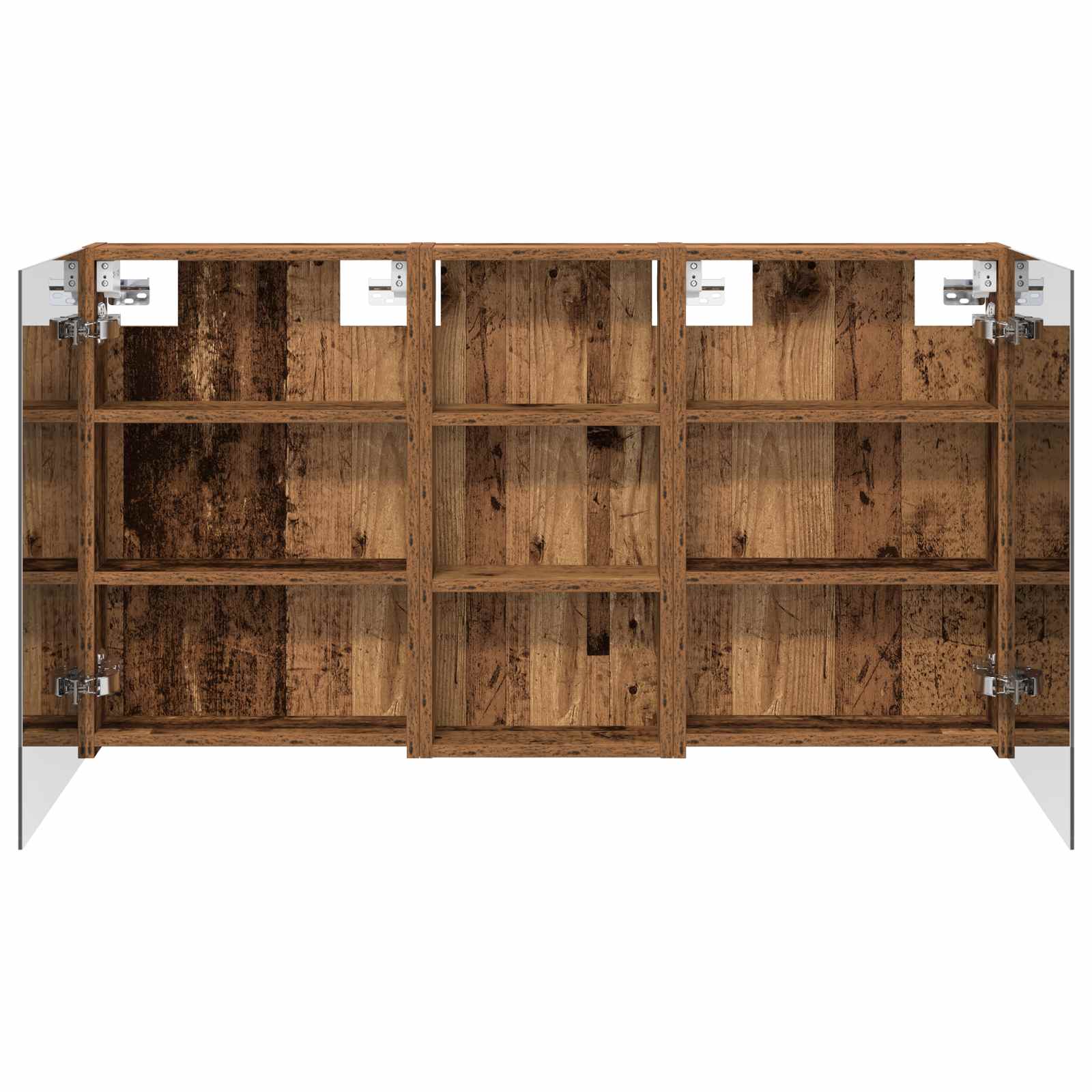 Ensemble de meubles de salle de bain 3 pièces 110 cm Bois ancien | Maison Vasque