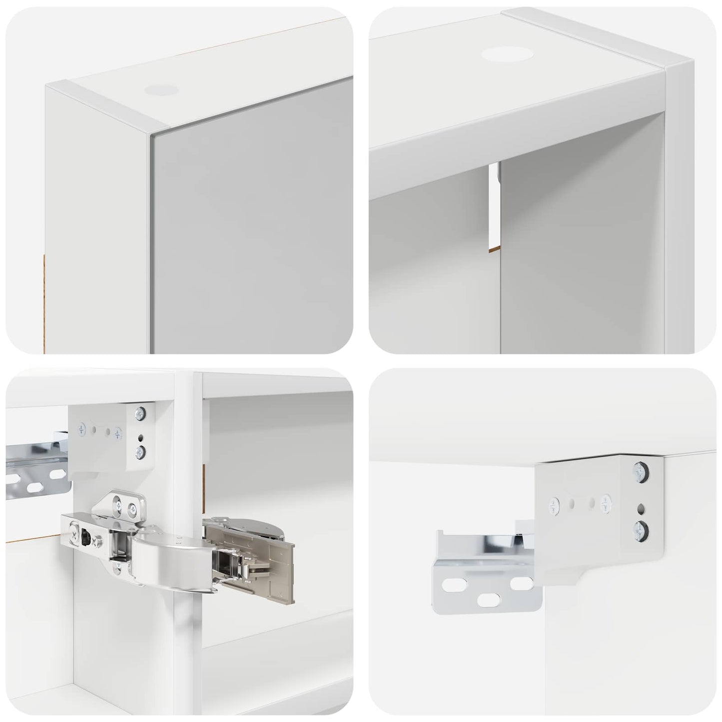 Ensemble de meubles de salle de bain 3 pièces 120 cm Blanc | Maison Vasque
