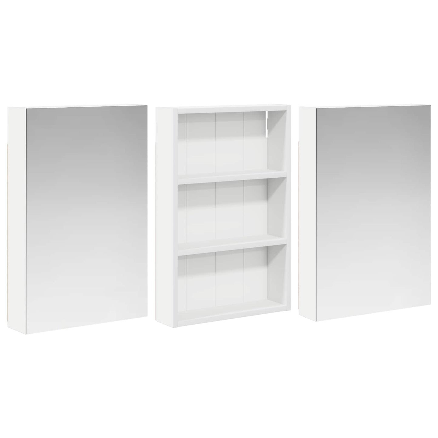 Ensemble de meubles de salle de bain 3 pièces 120 cm Blanc | Maison Vasque