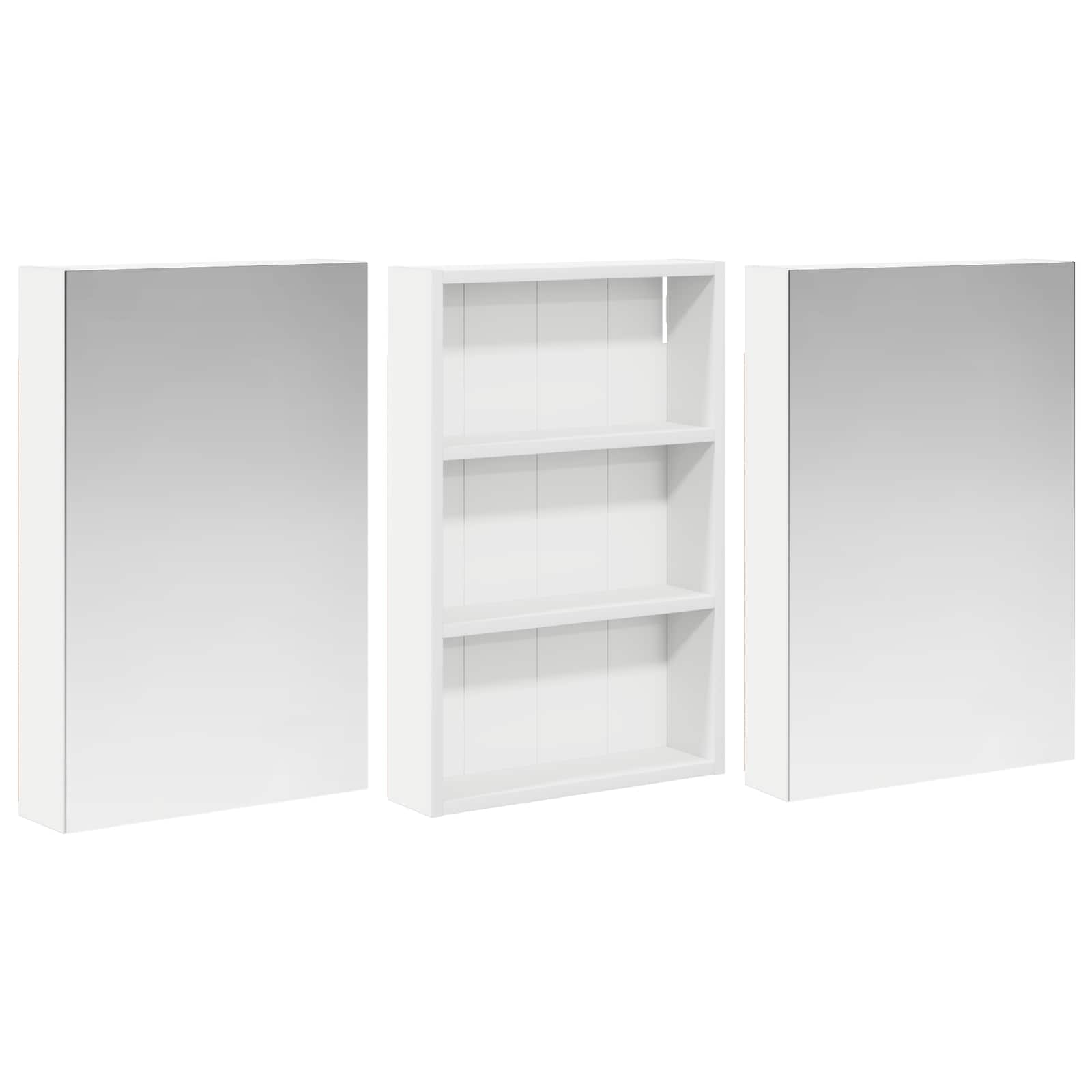 Ensemble de meubles de salle de bain 3 pièces 120 cm Blanc | Maison Vasque