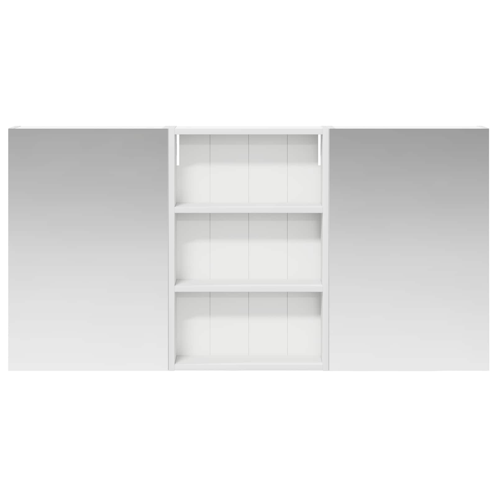 Ensemble de meubles de salle de bain 3 pièces 120 cm Blanc | Maison Vasque