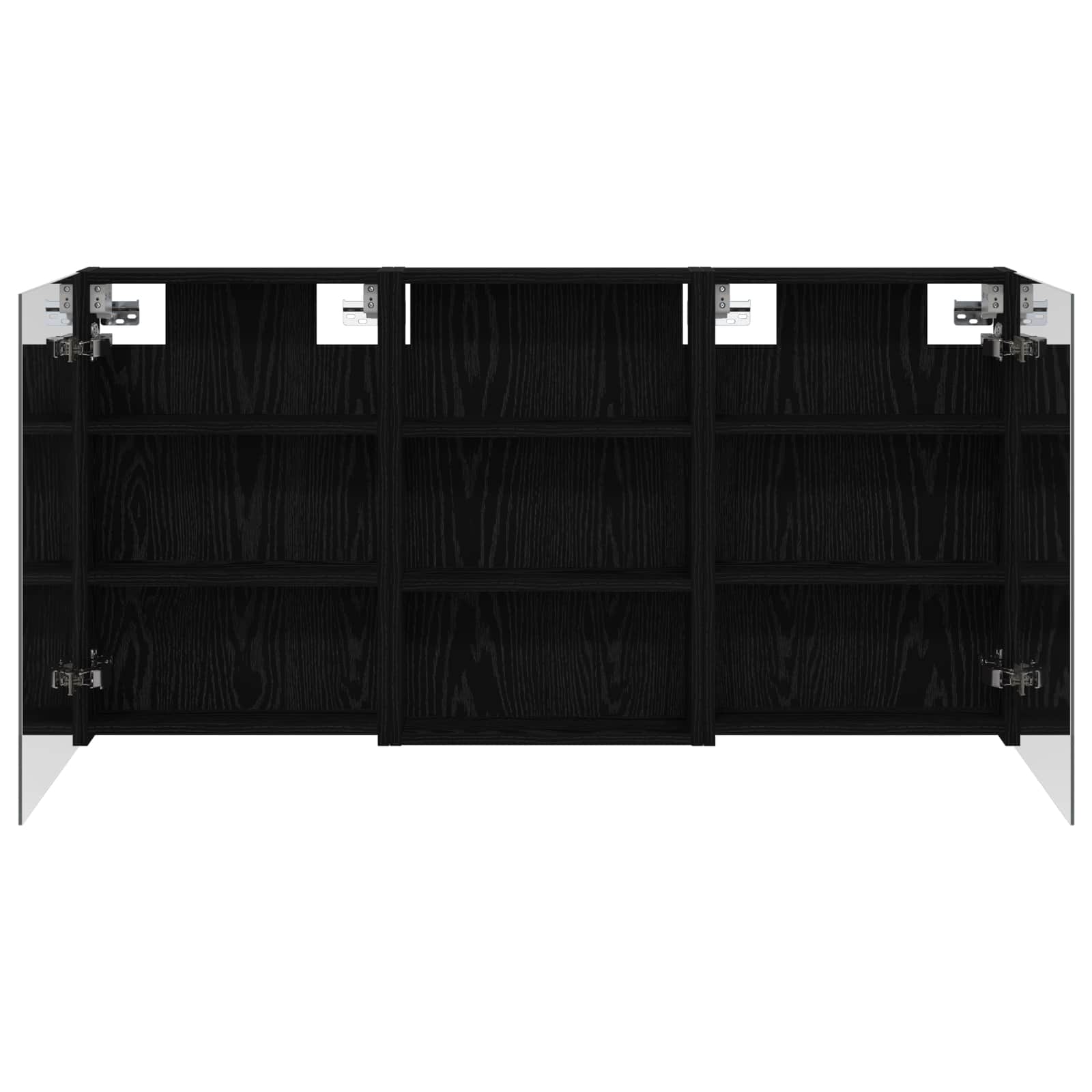 Ensemble de meubles de salle de bain 3 pièces 120 cm Chêne noir | Maison Vasque