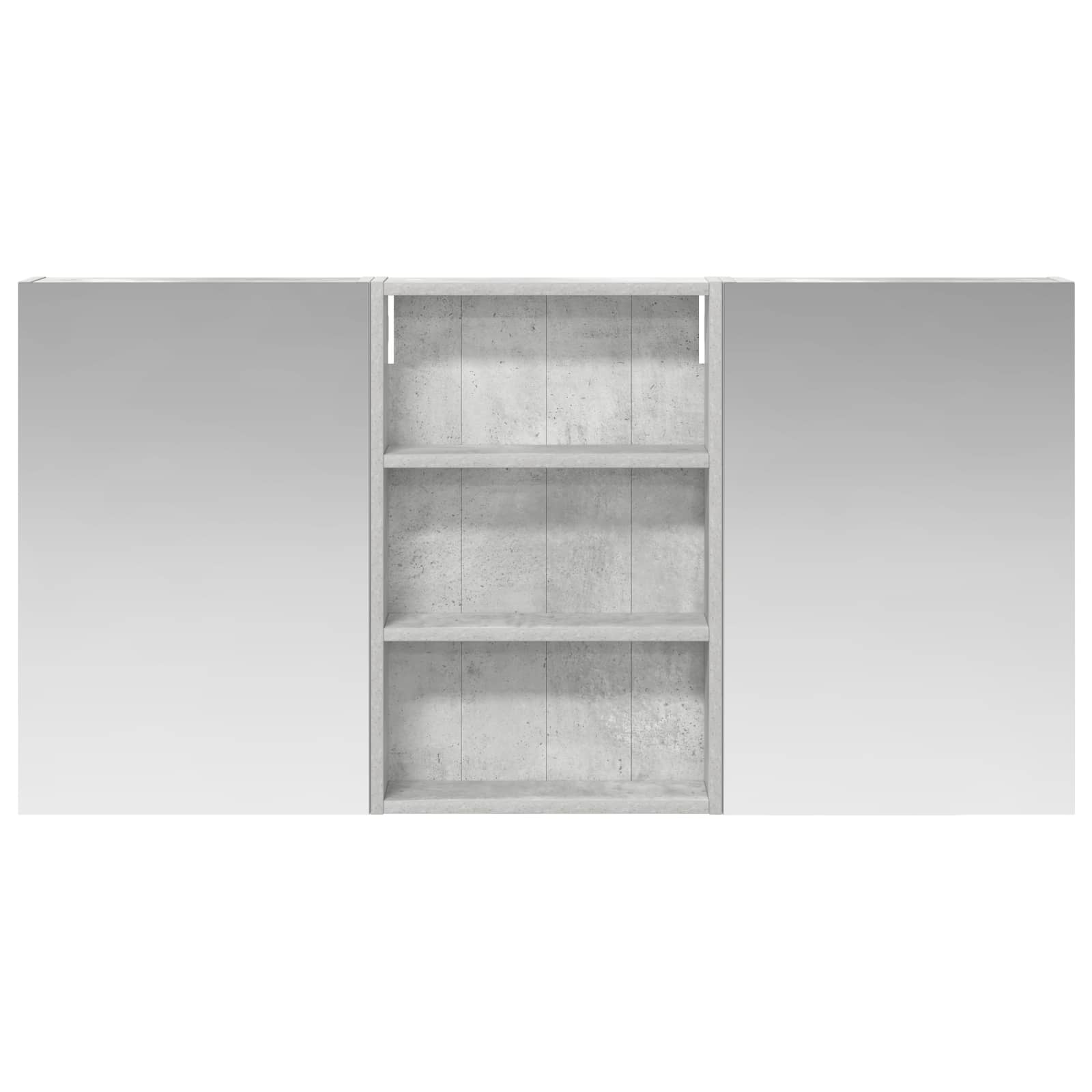 Ensemble de meubles de salle de bain 3 pièces 120 cm Gris béton | Maison Vasque