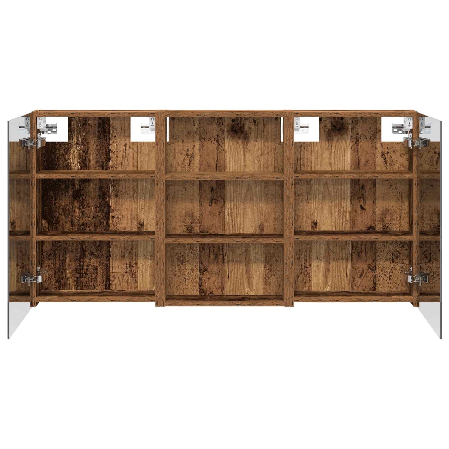 Ensemble de meubles de salle de bain 3 pièces 120 cm Bois ancien | Maison Vasque