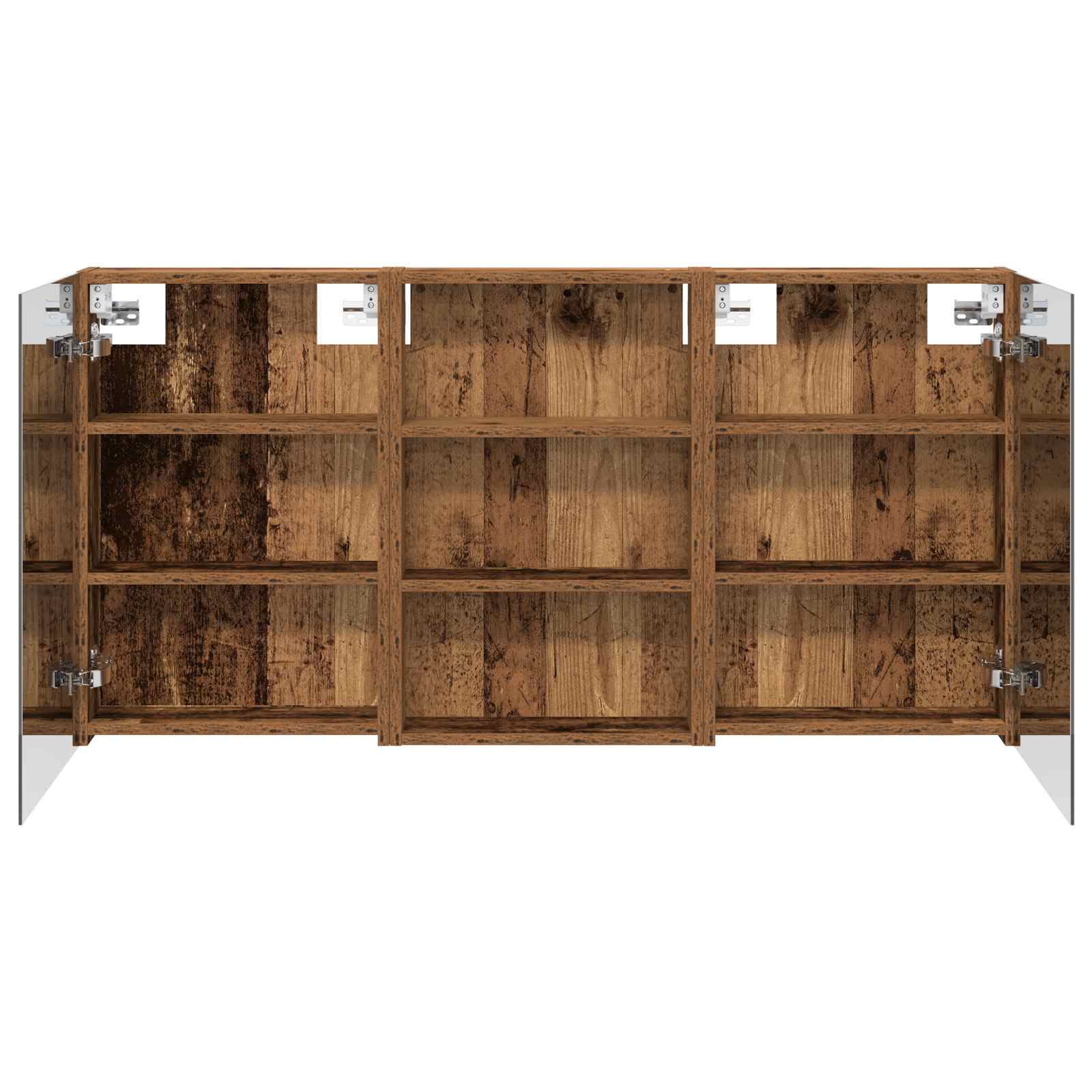 Ensemble de meubles de salle de bain 3 pièces 120 cm Bois ancien | Maison Vasque