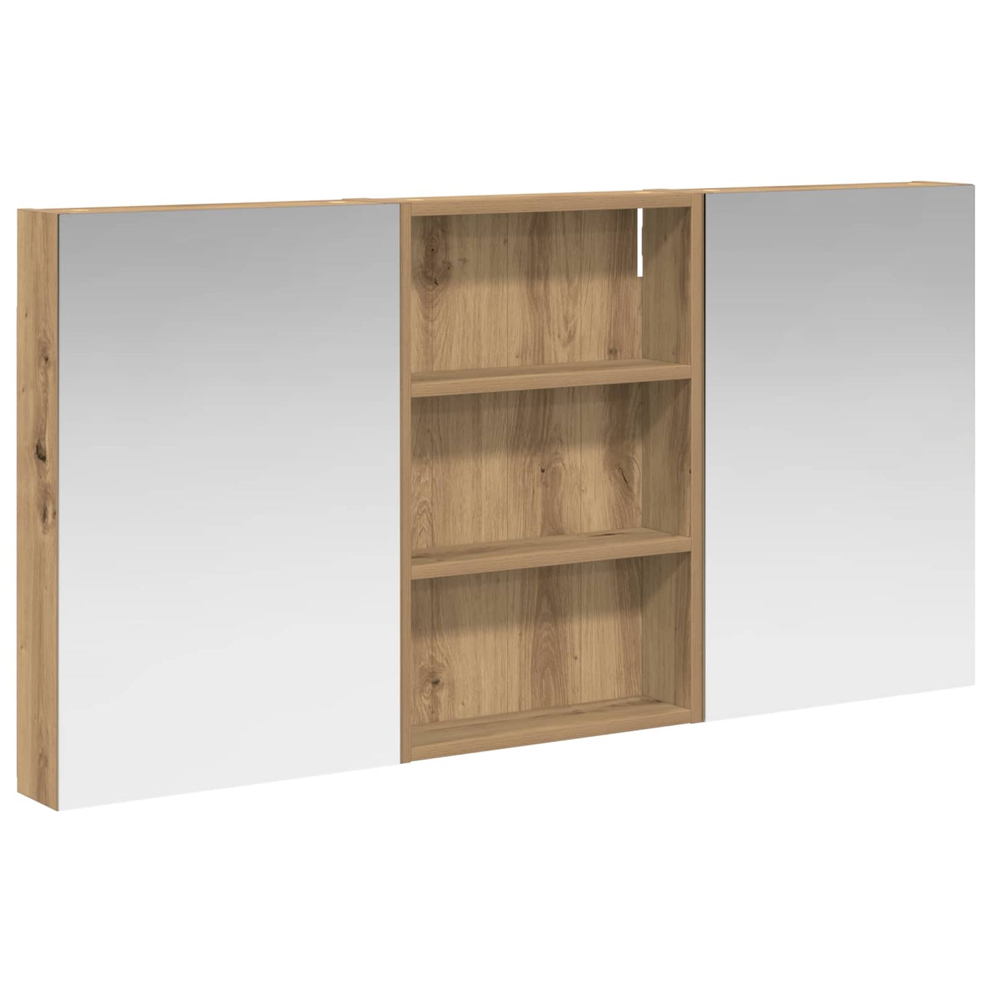Ensemble de meubles de salle de bain 3 pièces 120 cm chêne artisanal | Maison Vasque