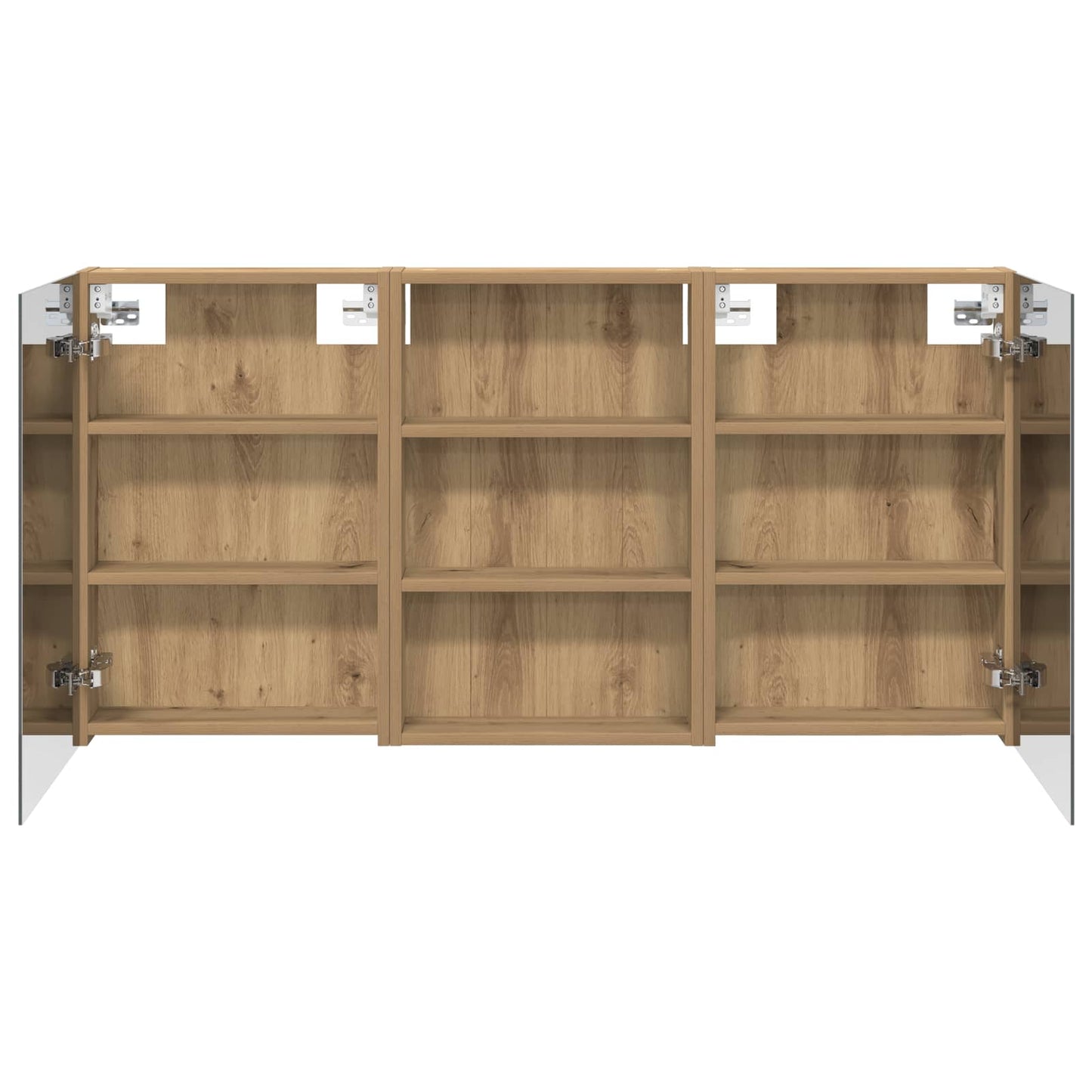 Ensemble de meubles de salle de bain 3 pièces 120 cm chêne artisanal | Maison Vasque