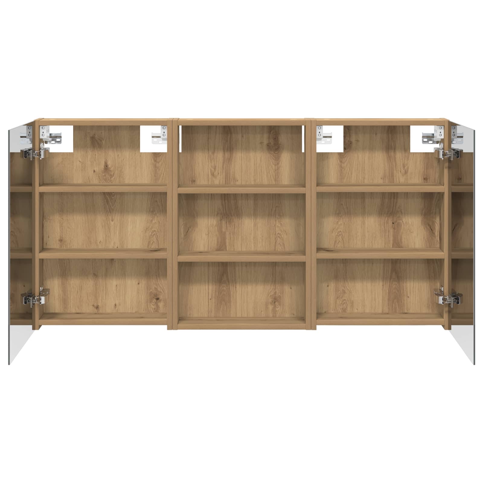 Ensemble de meubles de salle de bain 3 pièces 120 cm chêne artisanal | Maison Vasque