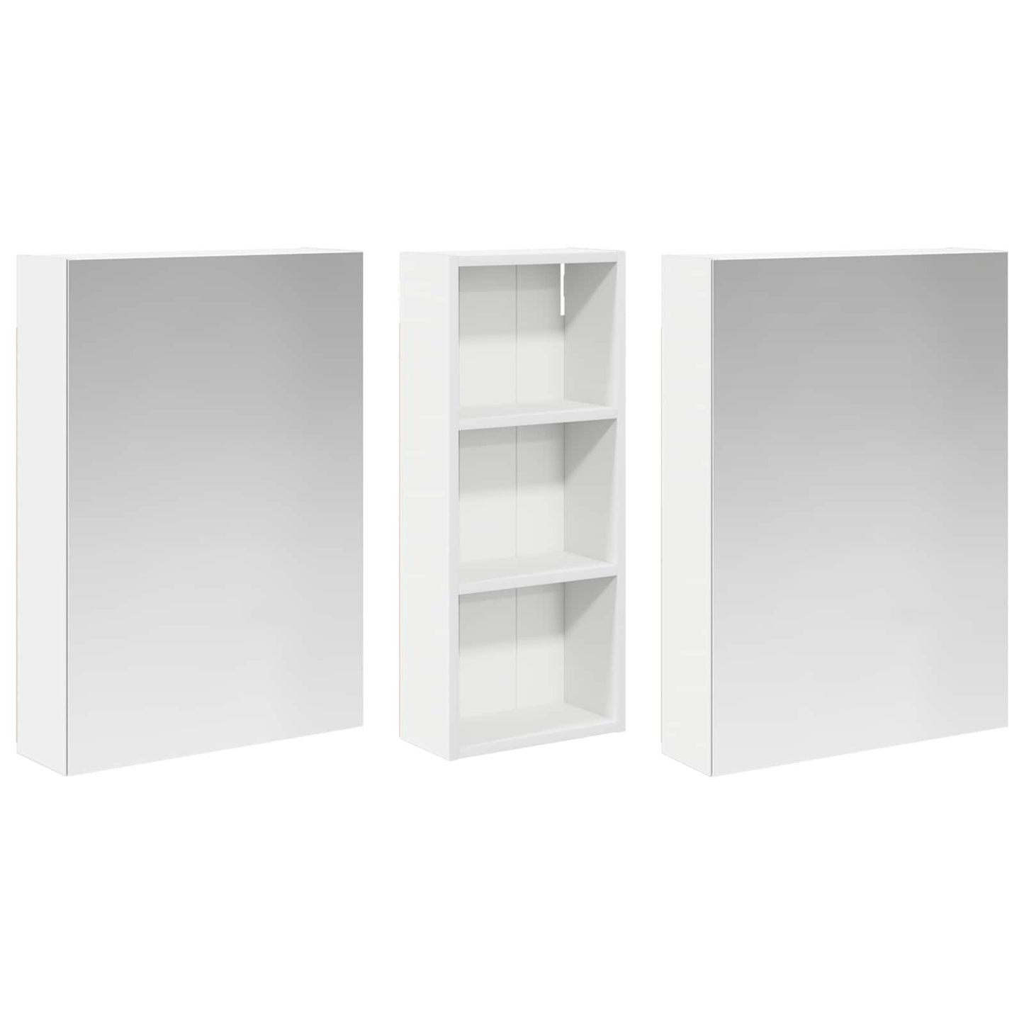 Ensemble de meubles de salle de bain 3 pièces 130 cm Blanc | Maison Vasque